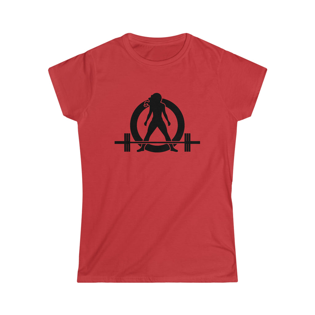 45 + 45 = 135 V1 - Women's Softstyle Tee - Black Logo on Front & Back