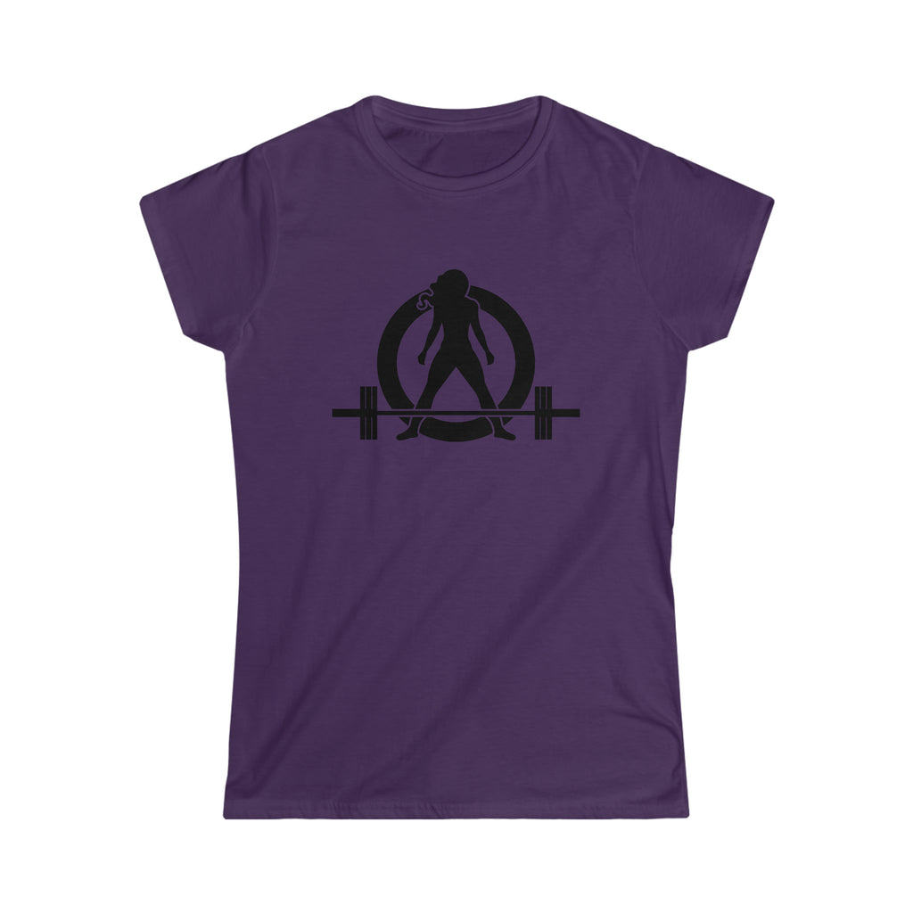 45 + 45 = 135 V1 - Women's Softstyle Tee - Black Logo on Front & Back