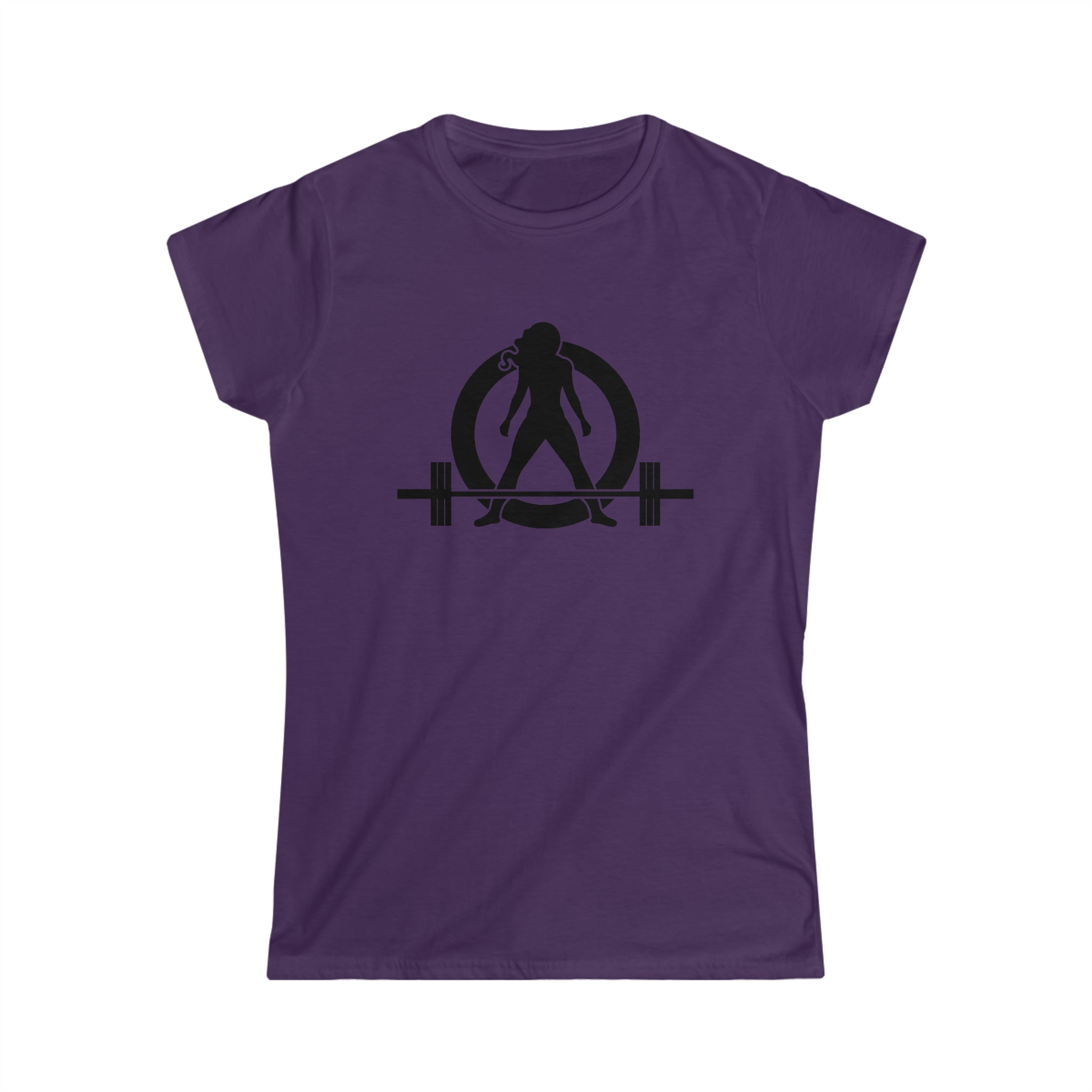 45 + 45 = 135 V1 - Women's Softstyle Tee - Black Logo on Front & Back