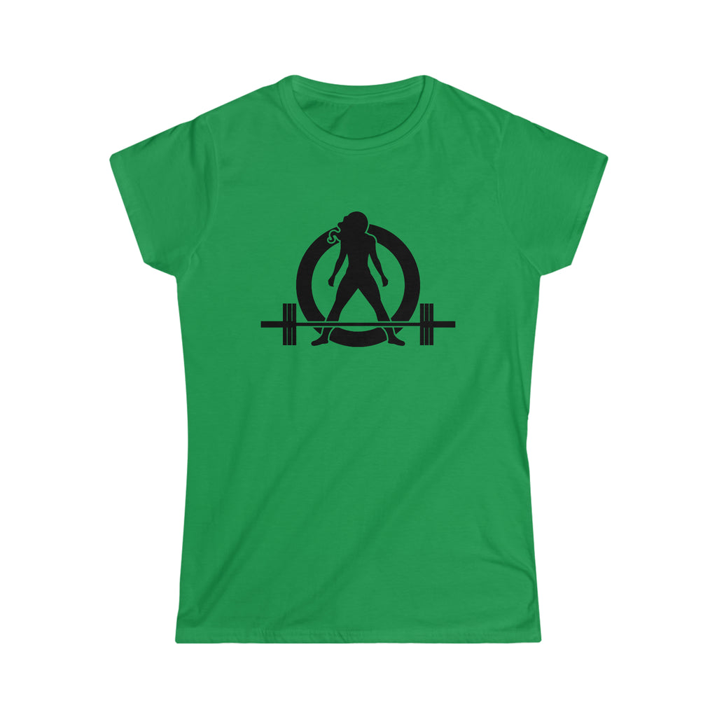 45 + 45 = 135 V1 - Women's Softstyle Tee - Black Logo on Front & Back