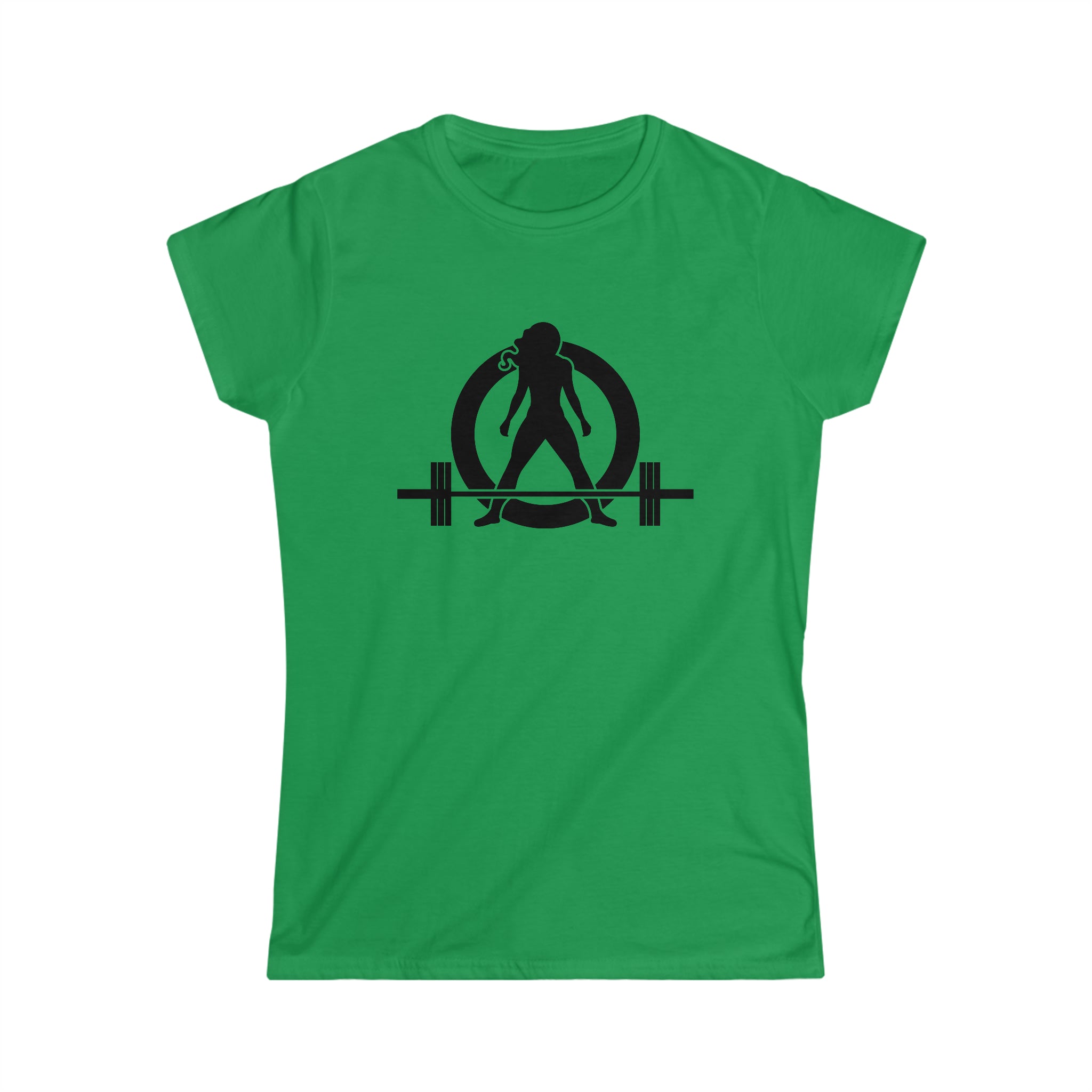 45 + 45 = 135 V1 - Women's Softstyle Tee - Black Logo on Front & Back