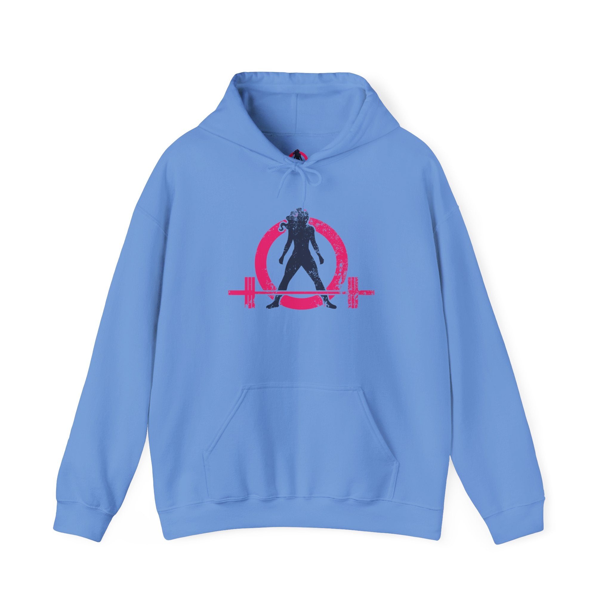 Distressed Logo - Unisex Heavy Blend Hooded Sweatshirt - Inverted Logo  (BEST SELLER)