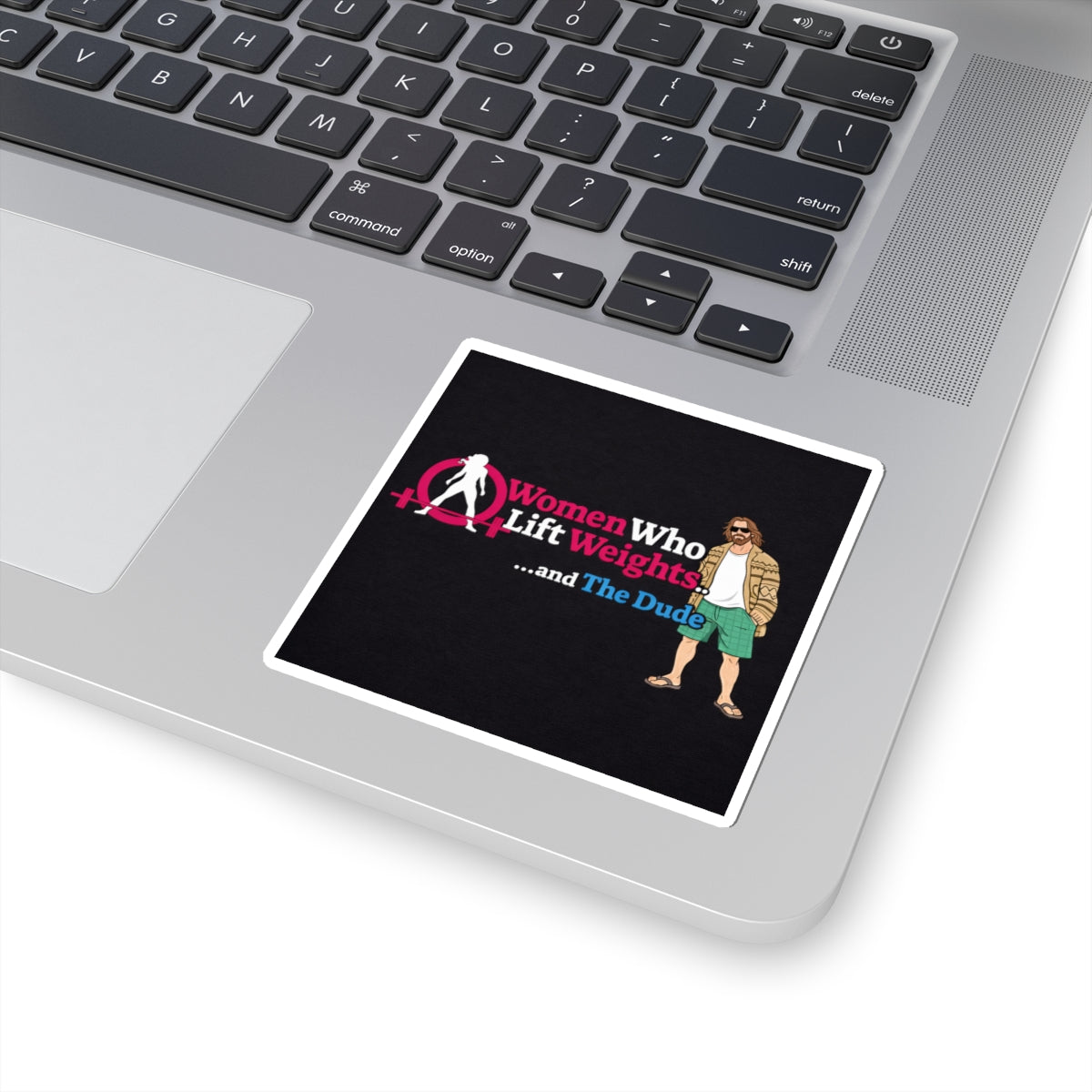 WWLW & The Dude — Kiss-Cut Stickers 😎