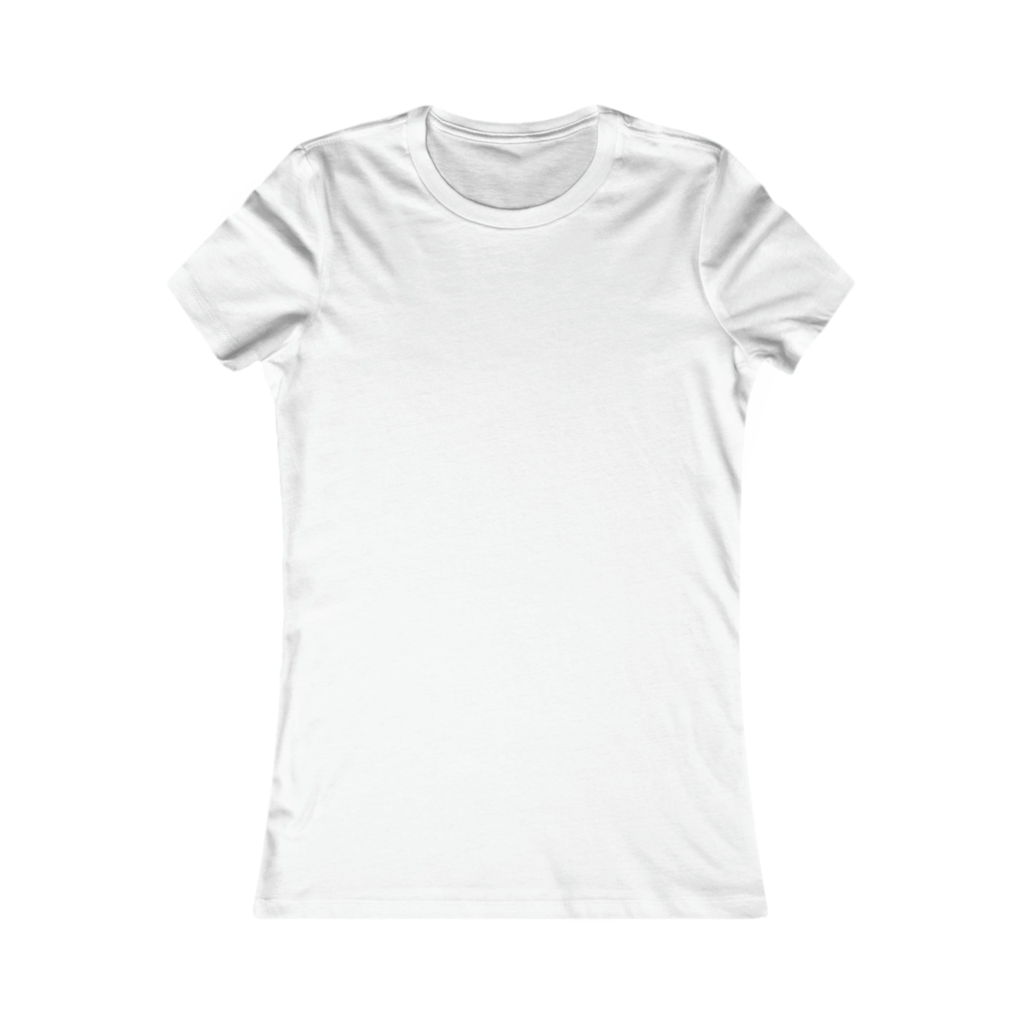 Distressed - Women's Favorite Tee - White Distressed Logo