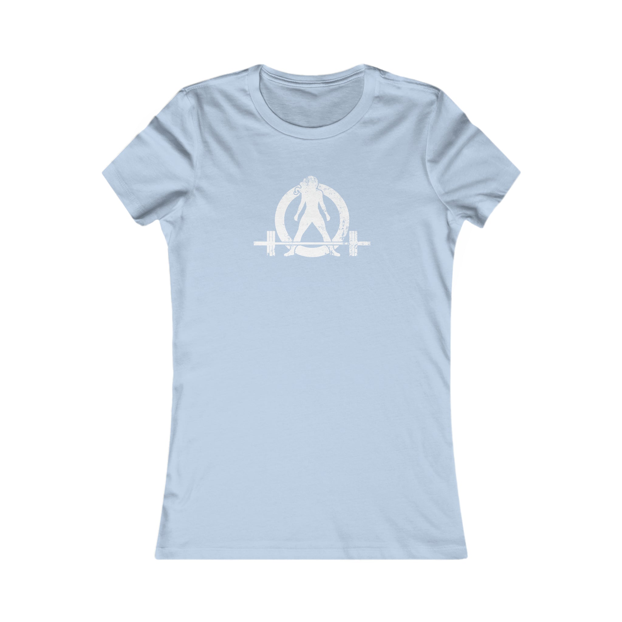 Distressed - Women's Favorite Tee - White Distressed Logo