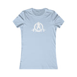 Distressed - Women's Favorite Tee - White Distressed Logo