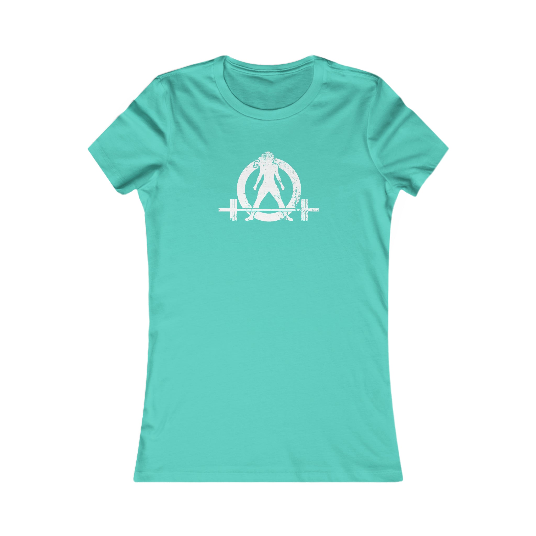 Distressed - Women's Favorite Tee - White Distressed Logo