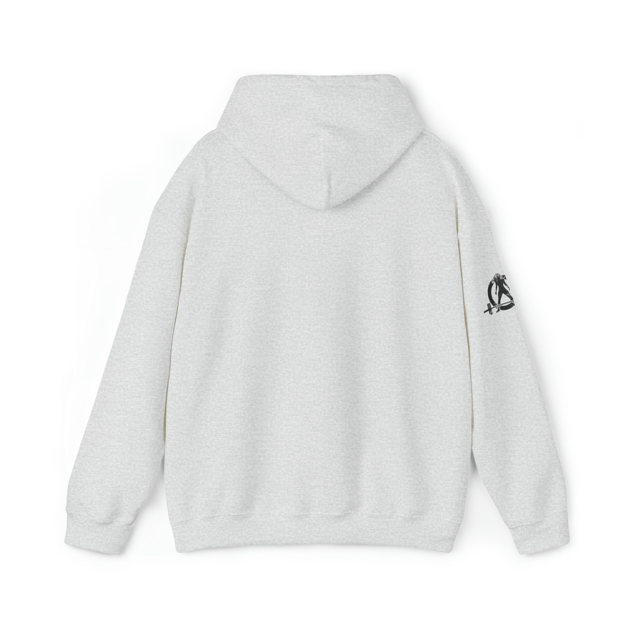She is Strong - Unisex Heavy Blend Hooded Sweatshirt - Dark Logo - Plain Back