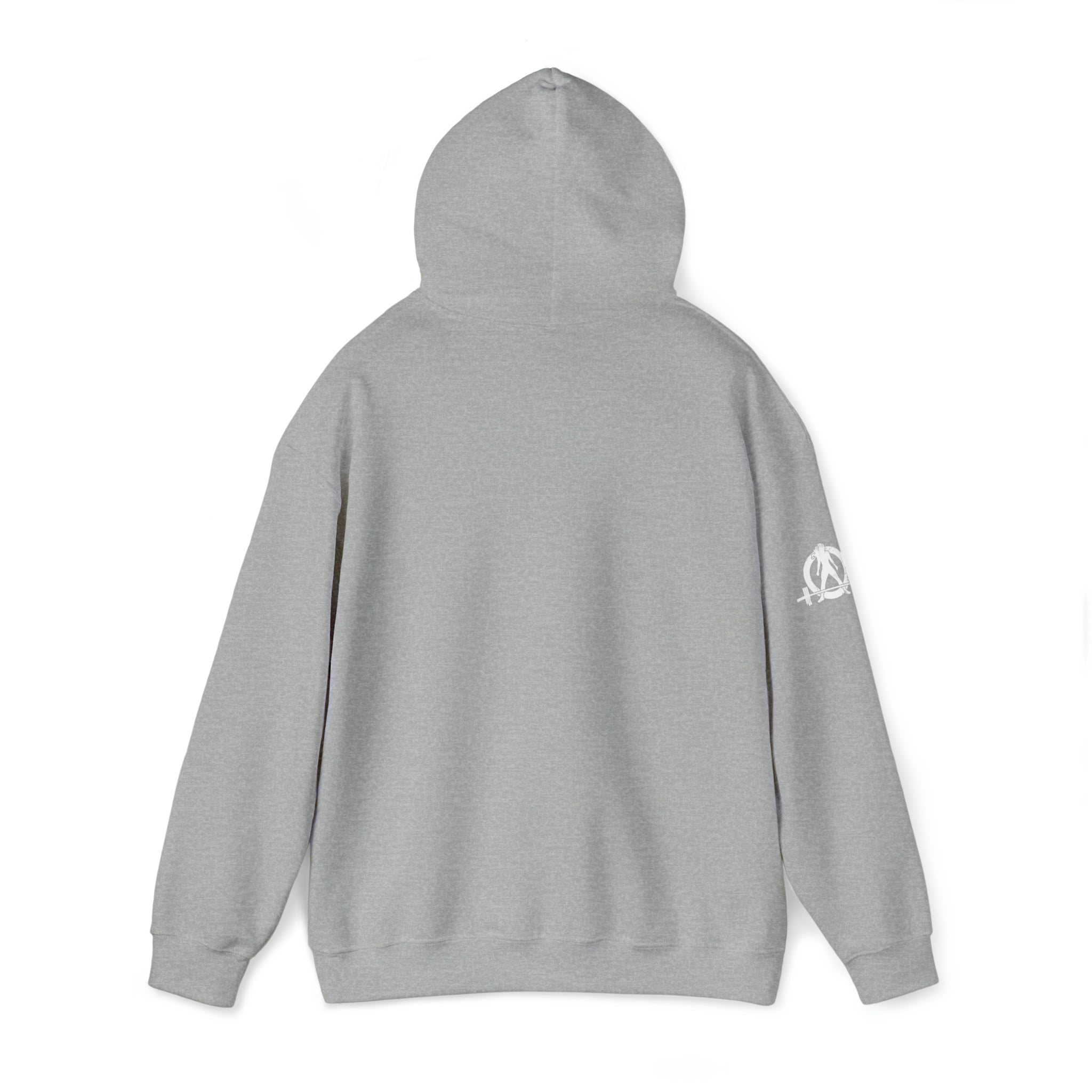Squat Bench Deadlift Repeat - Unisex Heavy Blend Hooded Sweatshirt - Dark Logo - Pink - Plain Black