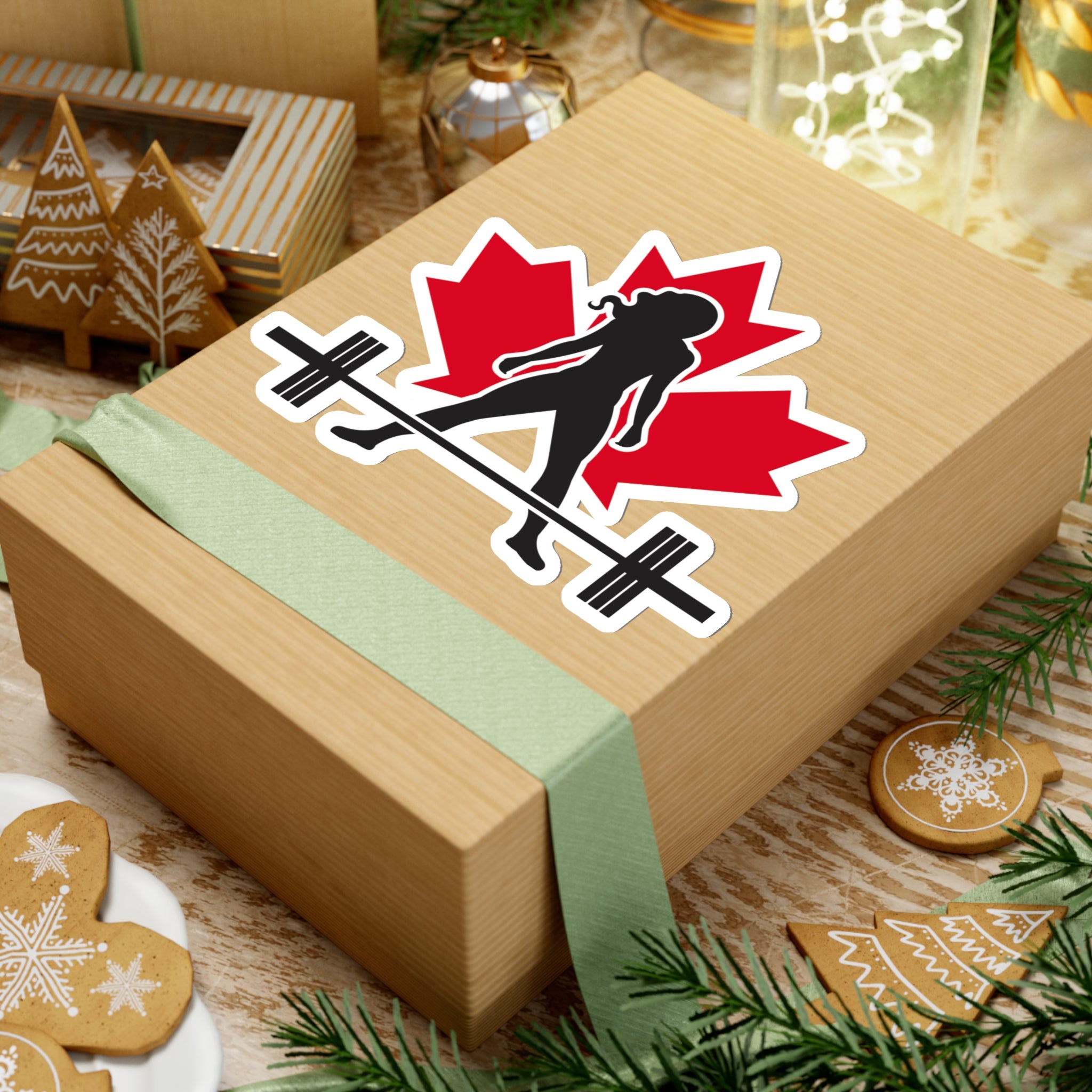 Kiss-Cut Stickers - Canada Logo Dark