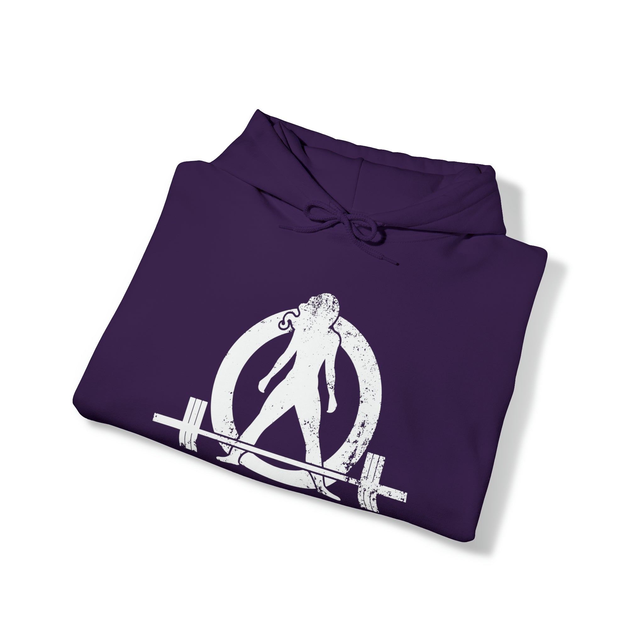 I Could Deadlift You. - Unisex Heavy Blend Hooded Sweatshirt - White Logo on Back