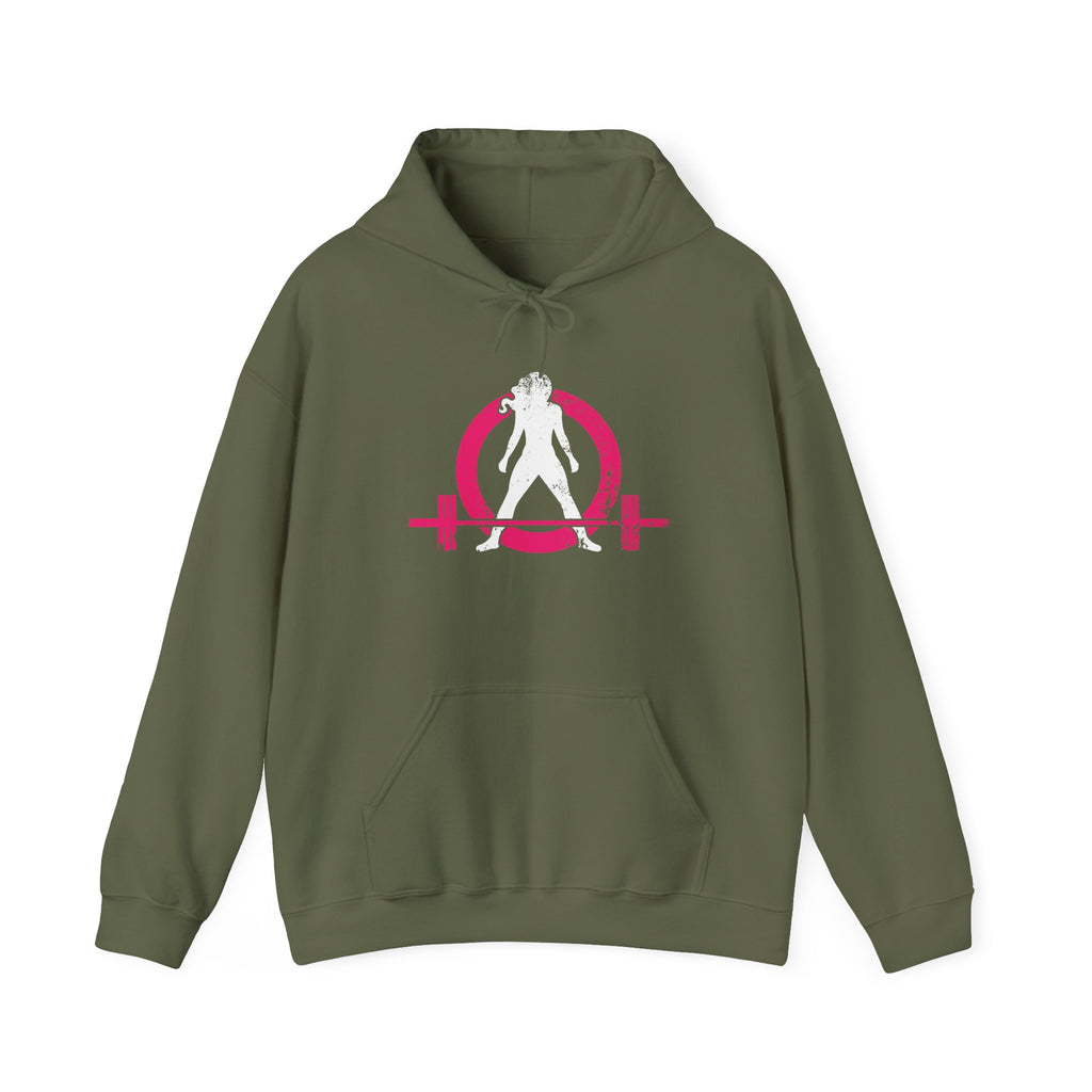 WWLW Hoodie – Unisex Heavy Blend™ Hooded Sweatshirt (Color Distressed Logo, Plain Back) 🎨💪