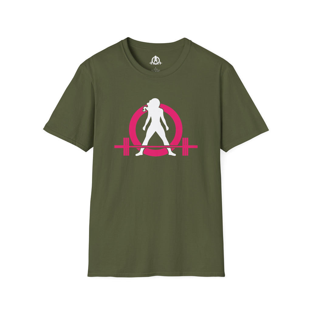 Strong Is Beautiful  - Unisex Softstyle T-Shirt - White Print on on back.