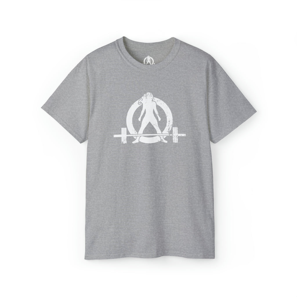 Distressed - Unisex Ultra Cotton Tee - White Logo