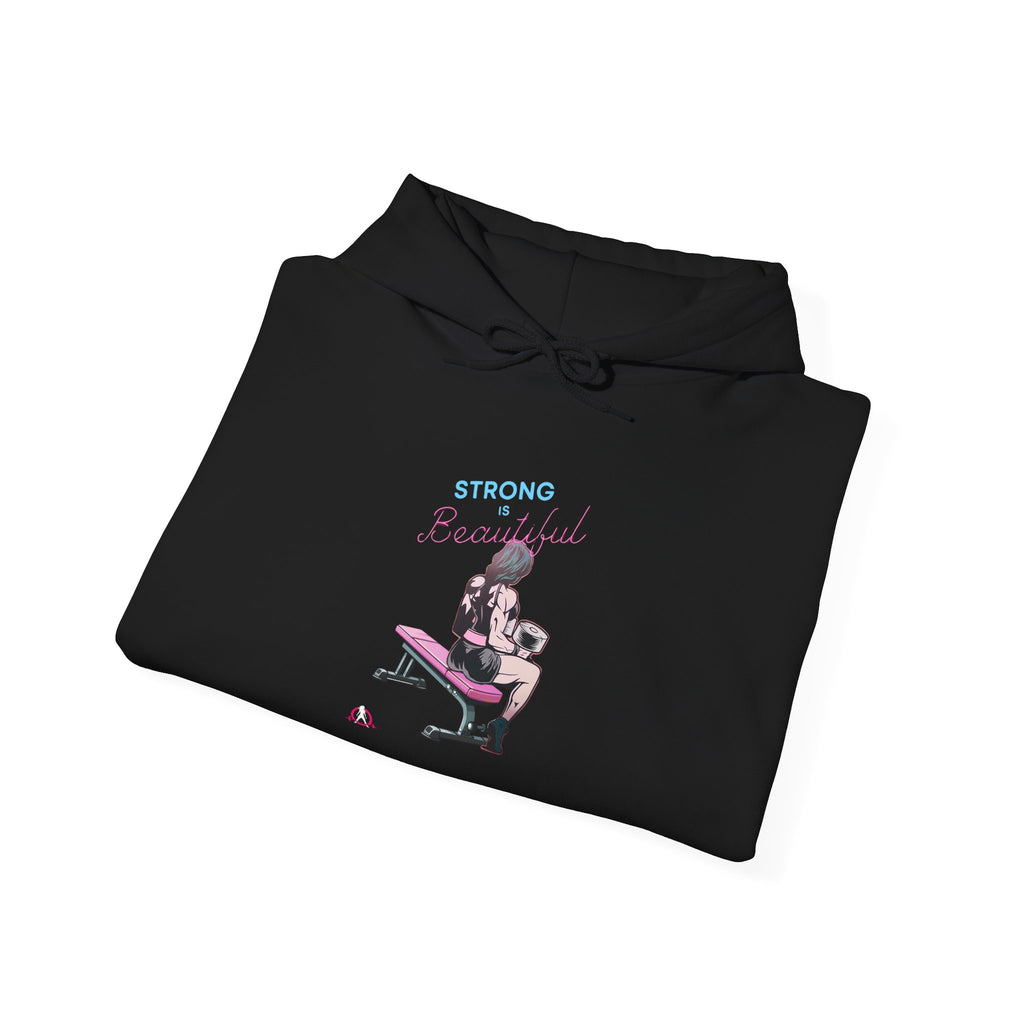 Strong Is Beautiful - Comic Art  - Unisex Heavy Blend Hooded Sweatshirt