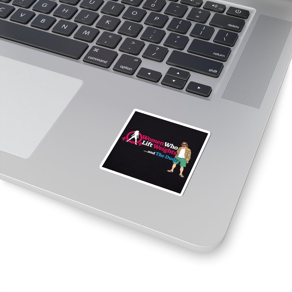 WWLW & The Dude — Kiss-Cut Stickers 😎