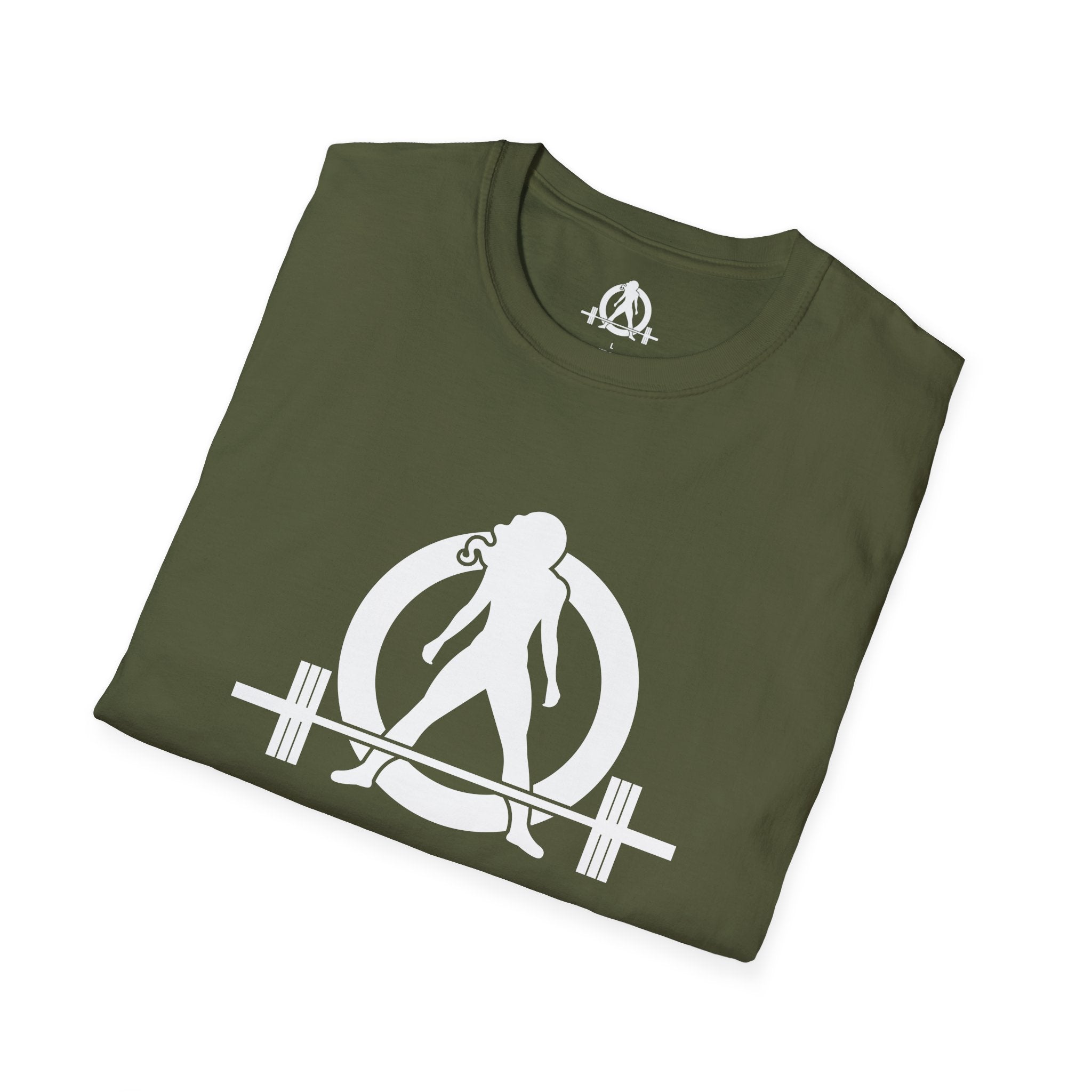 Iron Sharpens Iron - Unisex Softstyle T-Shirt - White Logo Front & Back