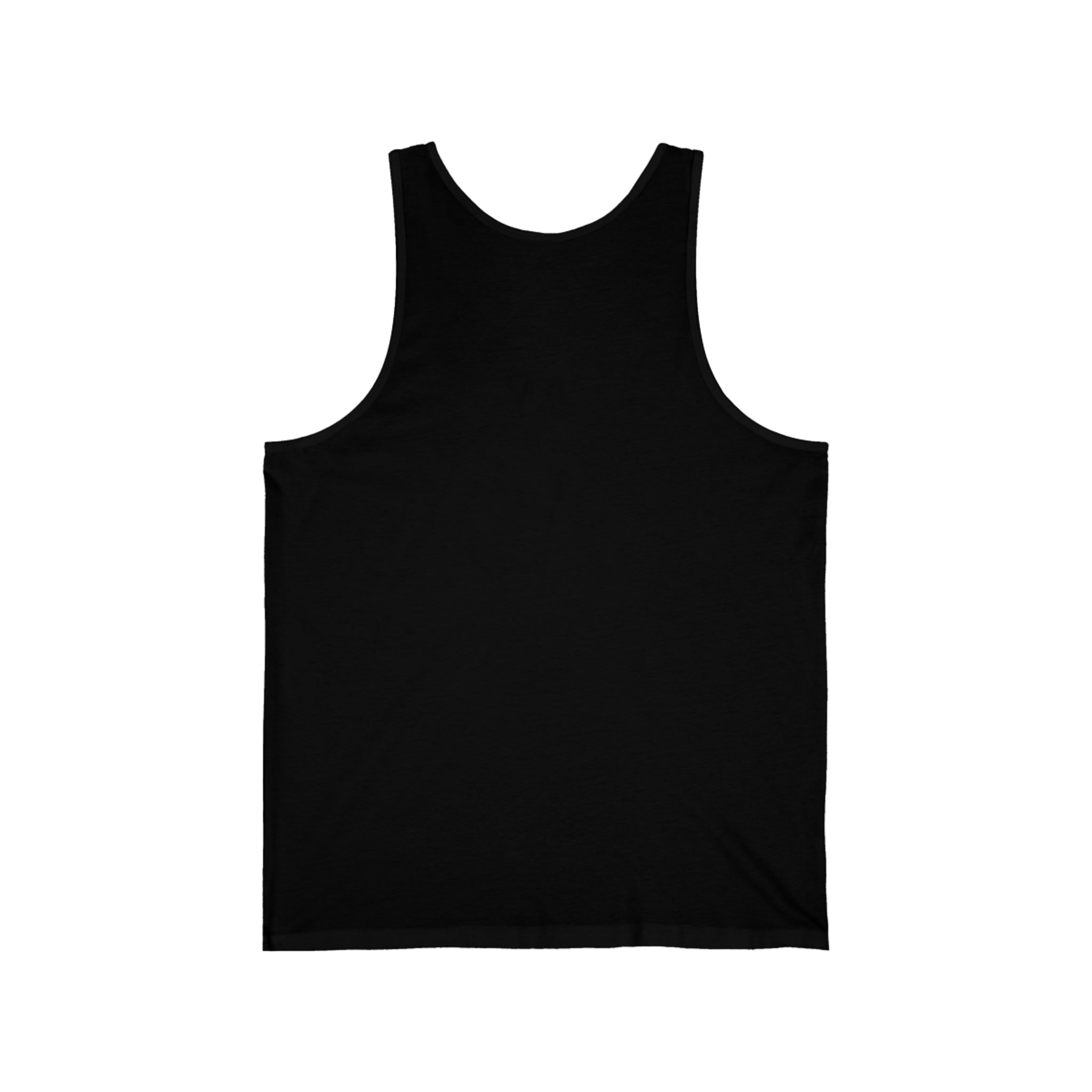 Iron Sharpens Iron. - Unisex Jersey Tank - White Font - Print On Front
