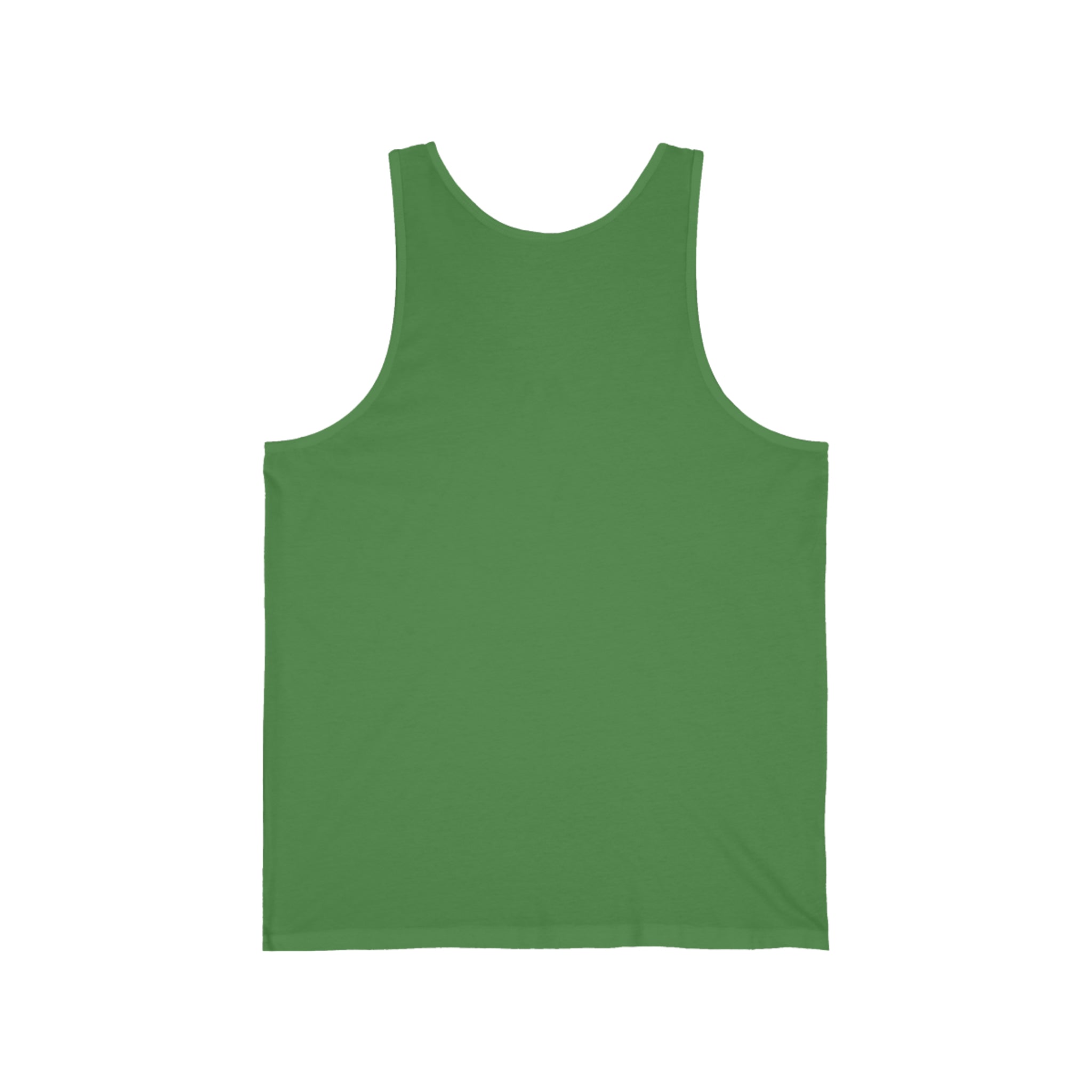 Iron Sharpens Iron. - Unisex Jersey Tank - White Font - Print On Front
