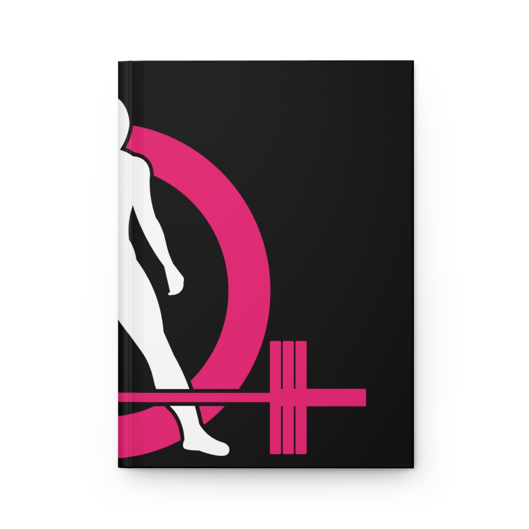 Hardcover Journal Matte - Half Classic Dark Logo