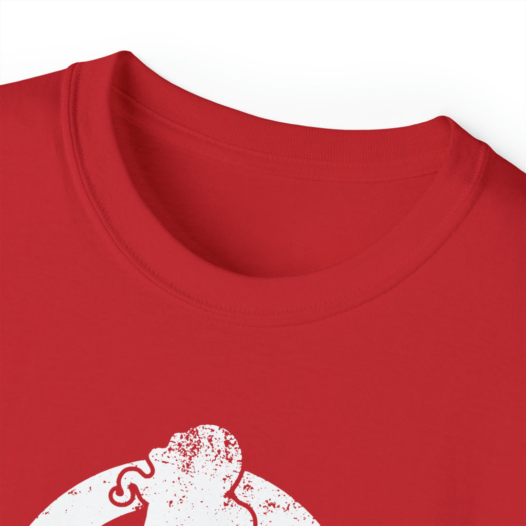 Strong Is Beautiful - Unisex Ultra Cotton Tee - Distressed White Logo - (BEST SELLER)