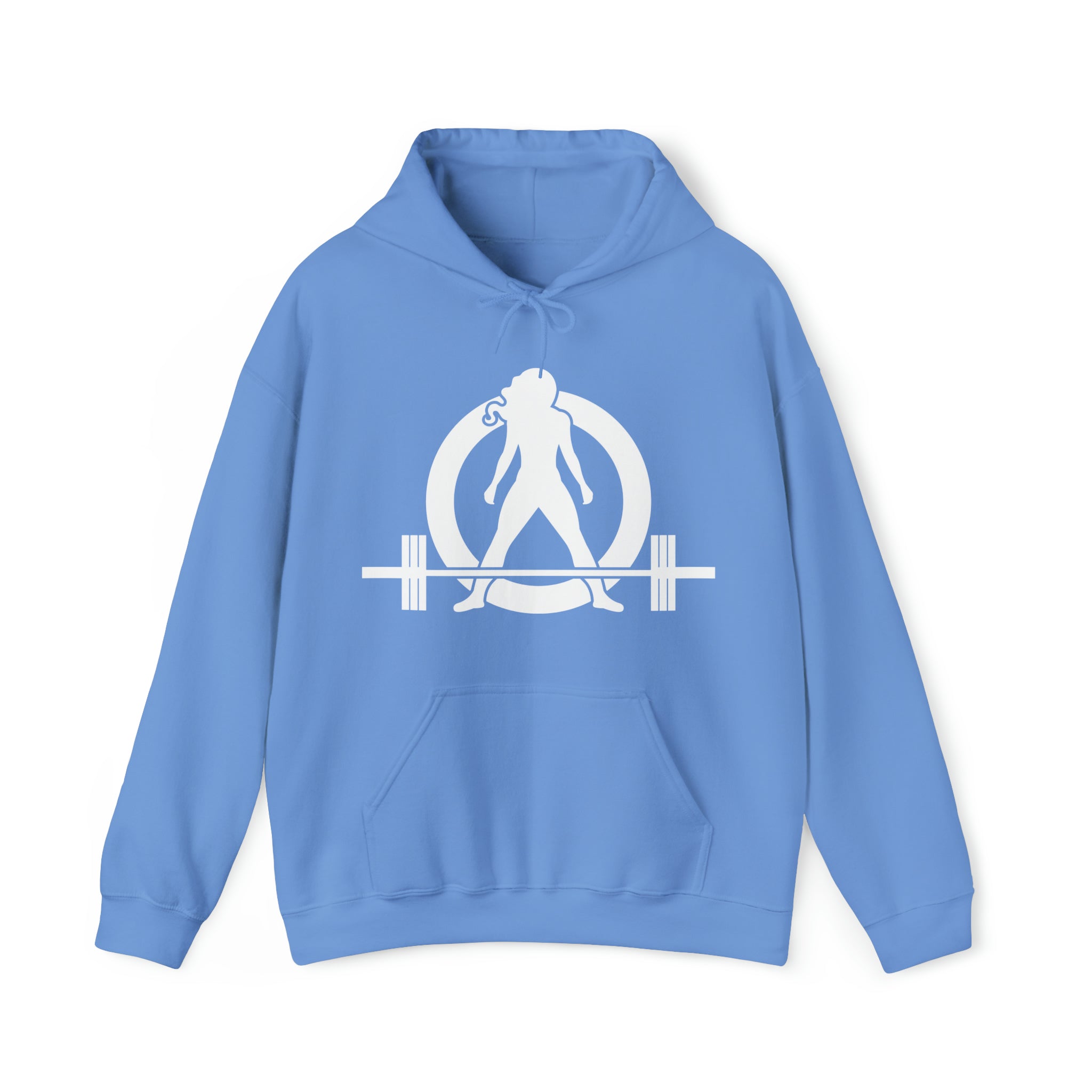 Kick Your Ass - Classic Logo White - Unisex Heavy Blend Hooded Sweatshirt (BEST SELLER)