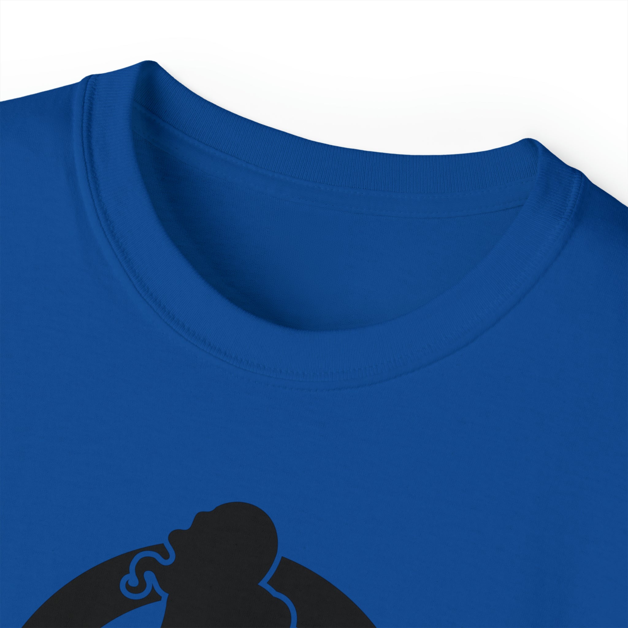 Classic Logo Black - Unisex Ultra Cotton Tee - Plain Back