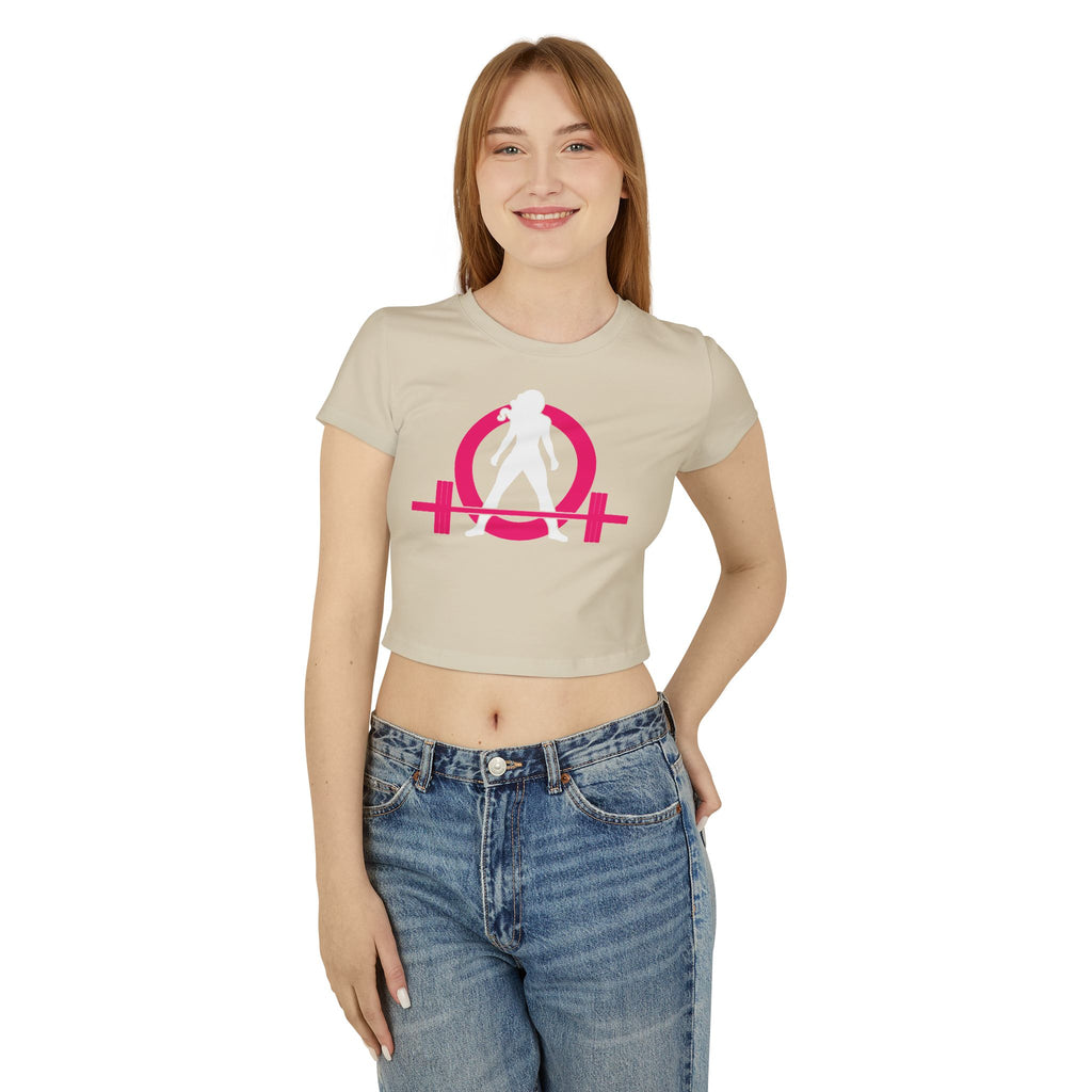 WWLW Women’s Baby Tee – Color Inverted Logo