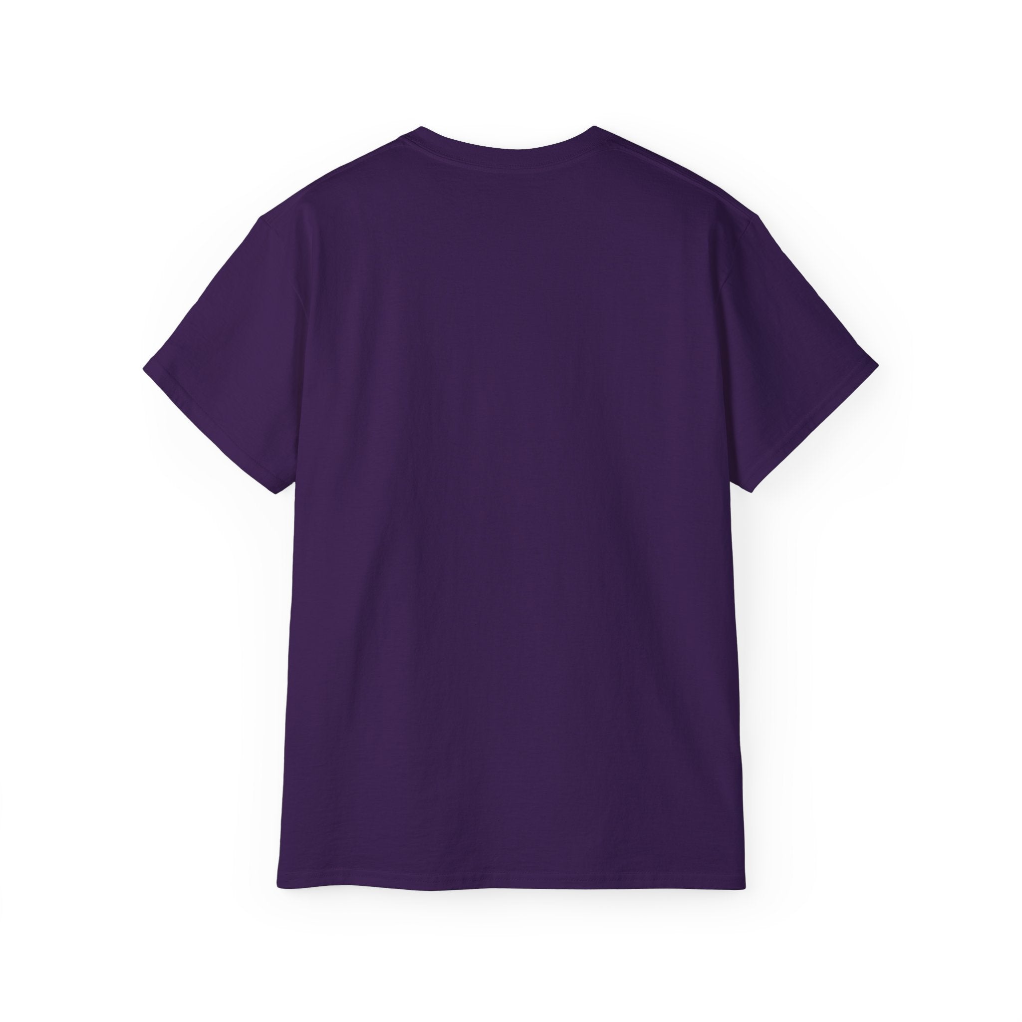 Lift Heavy Shit - Unisex Ultra Cotton Tee - Front White Logo - Plain Back