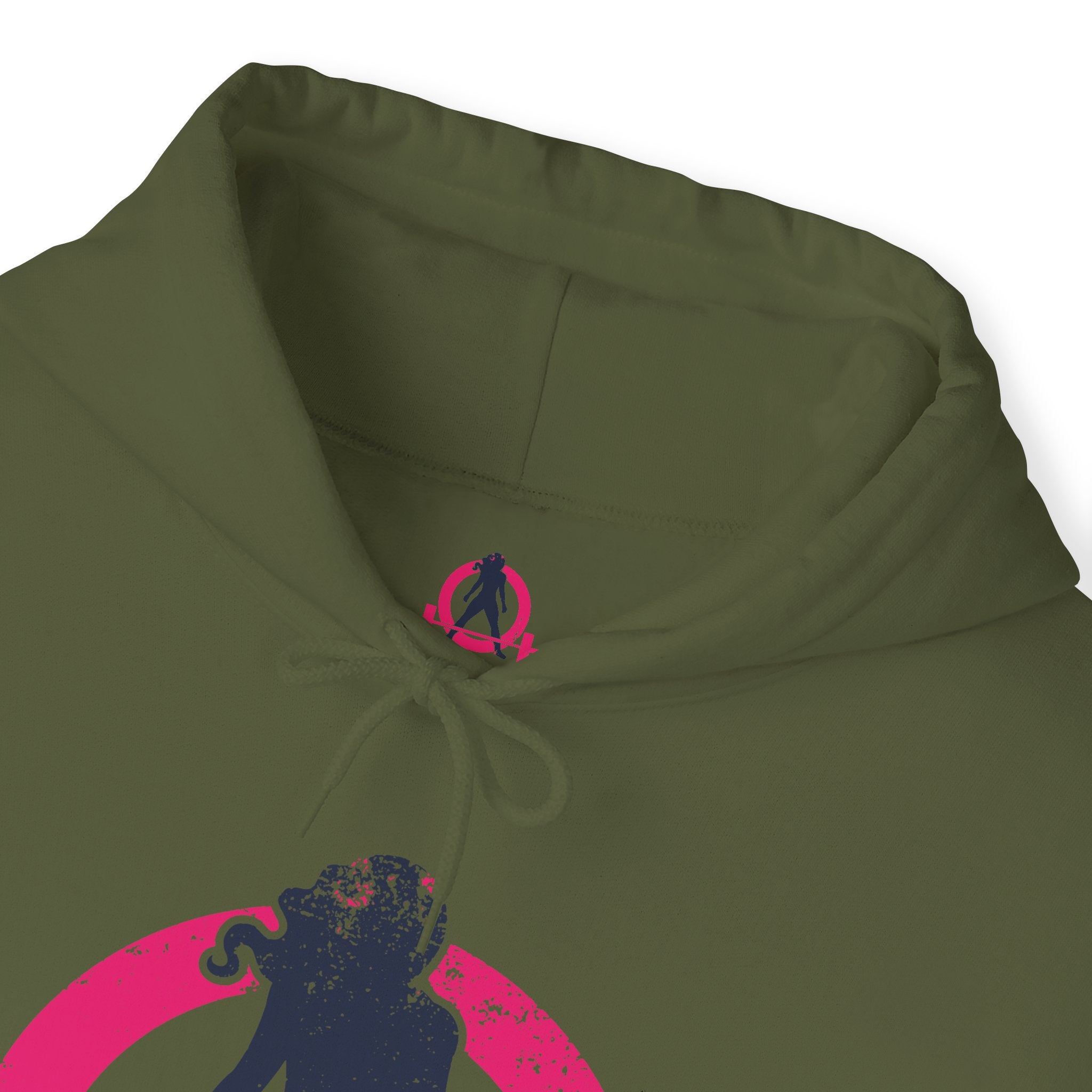 Distressed Logo - Unisex Heavy Blend Hooded Sweatshirt - Color Logo Inverted  (BEST SELLER)