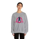 Distressed Logo - Unisex Heavy Blend™ Crewneck Sweatshirt - Color Logo