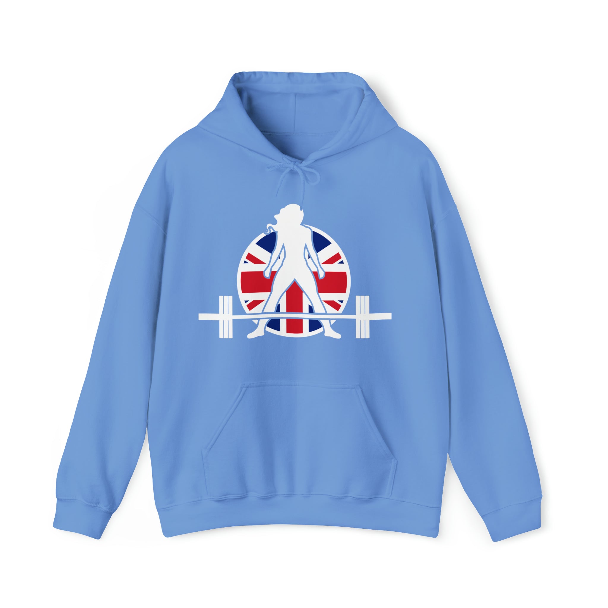 UK Logo - Unisex Heavy Blend Hooded Sweatshirt -  Plain Back
