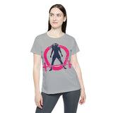 Women's Sports Jersey (AOP) - Grey - Color Distressed Logo