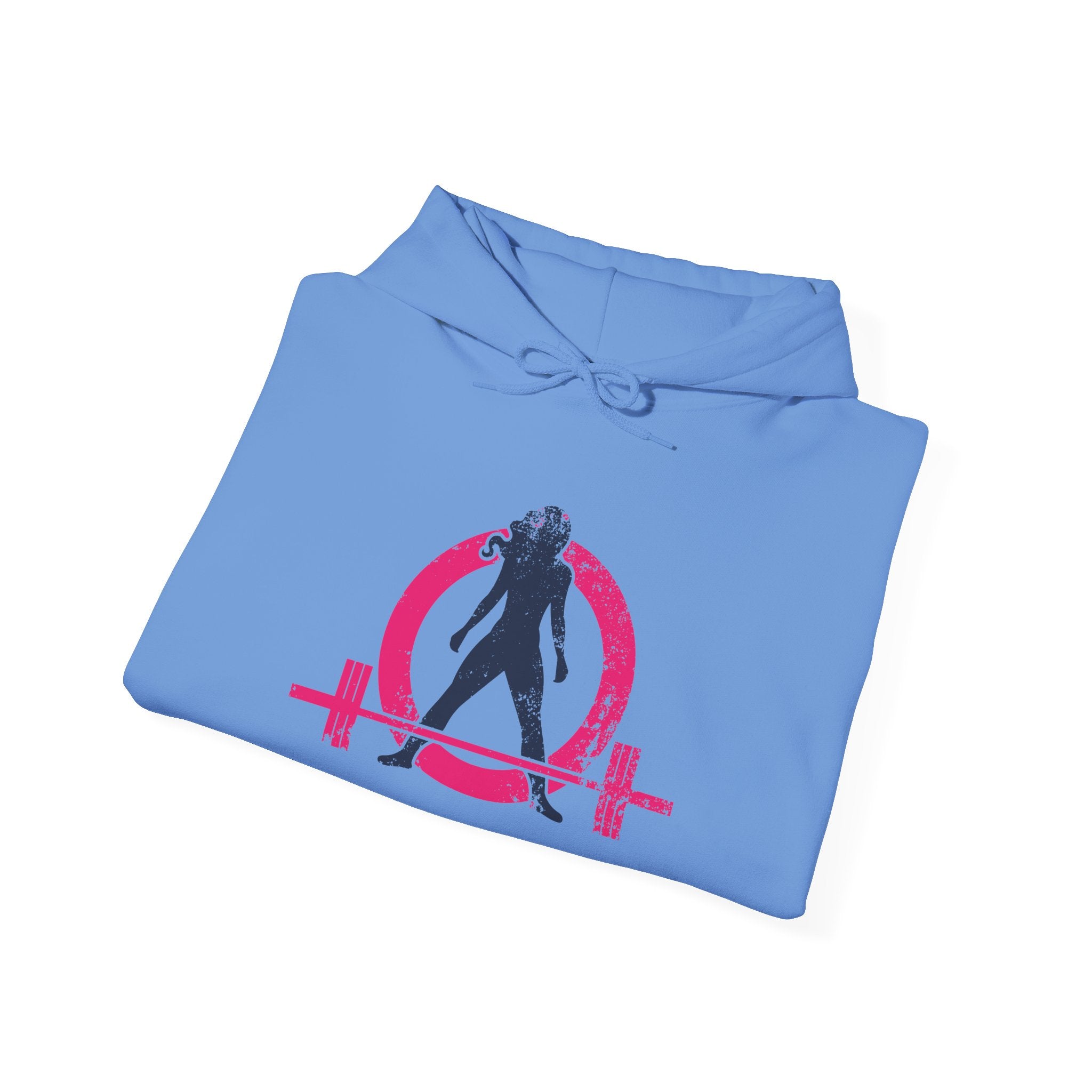 Distressed Logo - Unisex Heavy Blend Hooded Sweatshirt - Inverted Logo  (BEST SELLER)