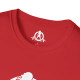 Iron Sharpens Iron - Unisex Softstyle T-Shirt - White Logo Front & Back