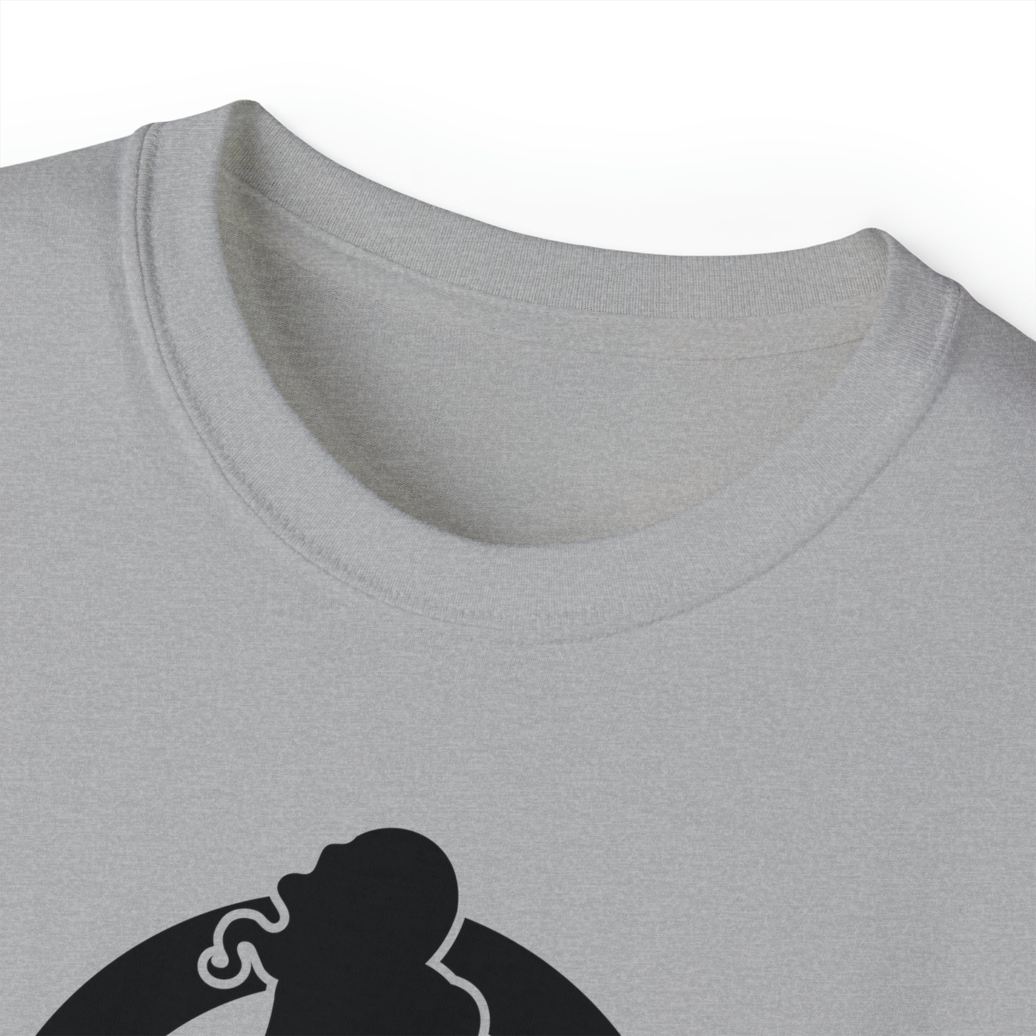Classic Logo Black - Unisex Ultra Cotton Tee - Plain Back