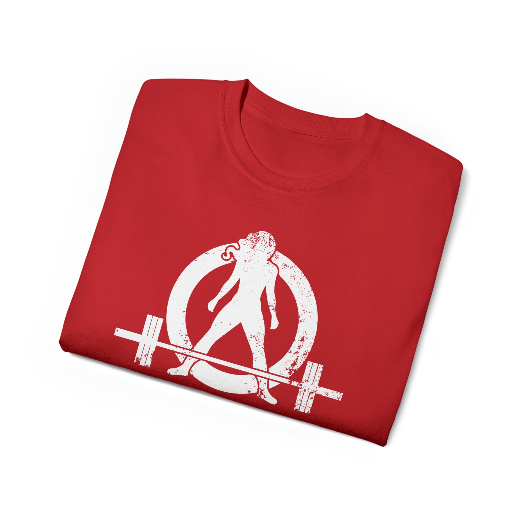 Strong Is Beautiful - Unisex Ultra Cotton Tee - Distressed White Logo - (BEST SELLER)