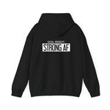 Goal Weight Strong AF - Unisex Heavy Blend Hooded Sweatshirt  - Front & Back Print
