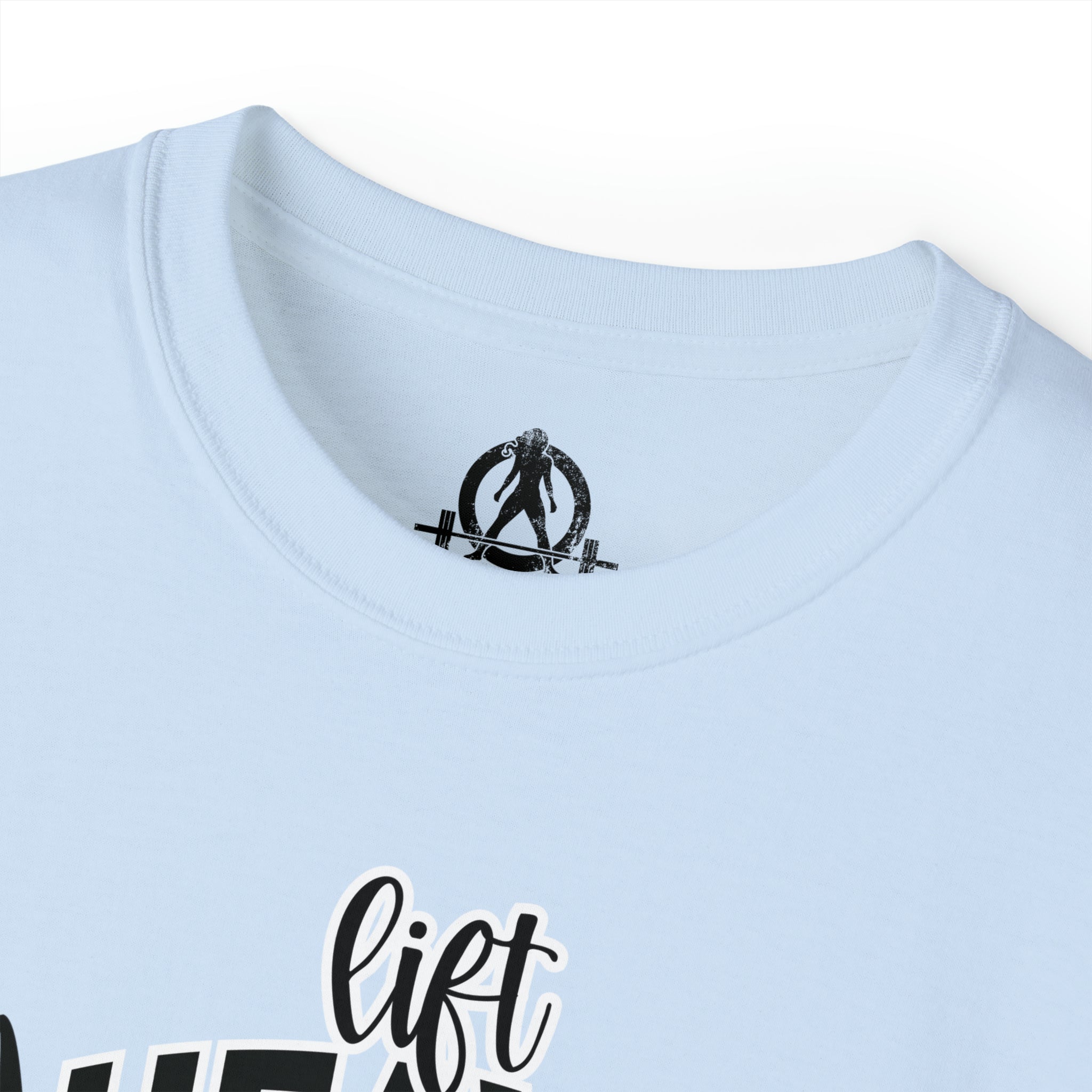 Lift Heavy Swing Fast - Unisex Ultra Cotton Tee - Black Logo