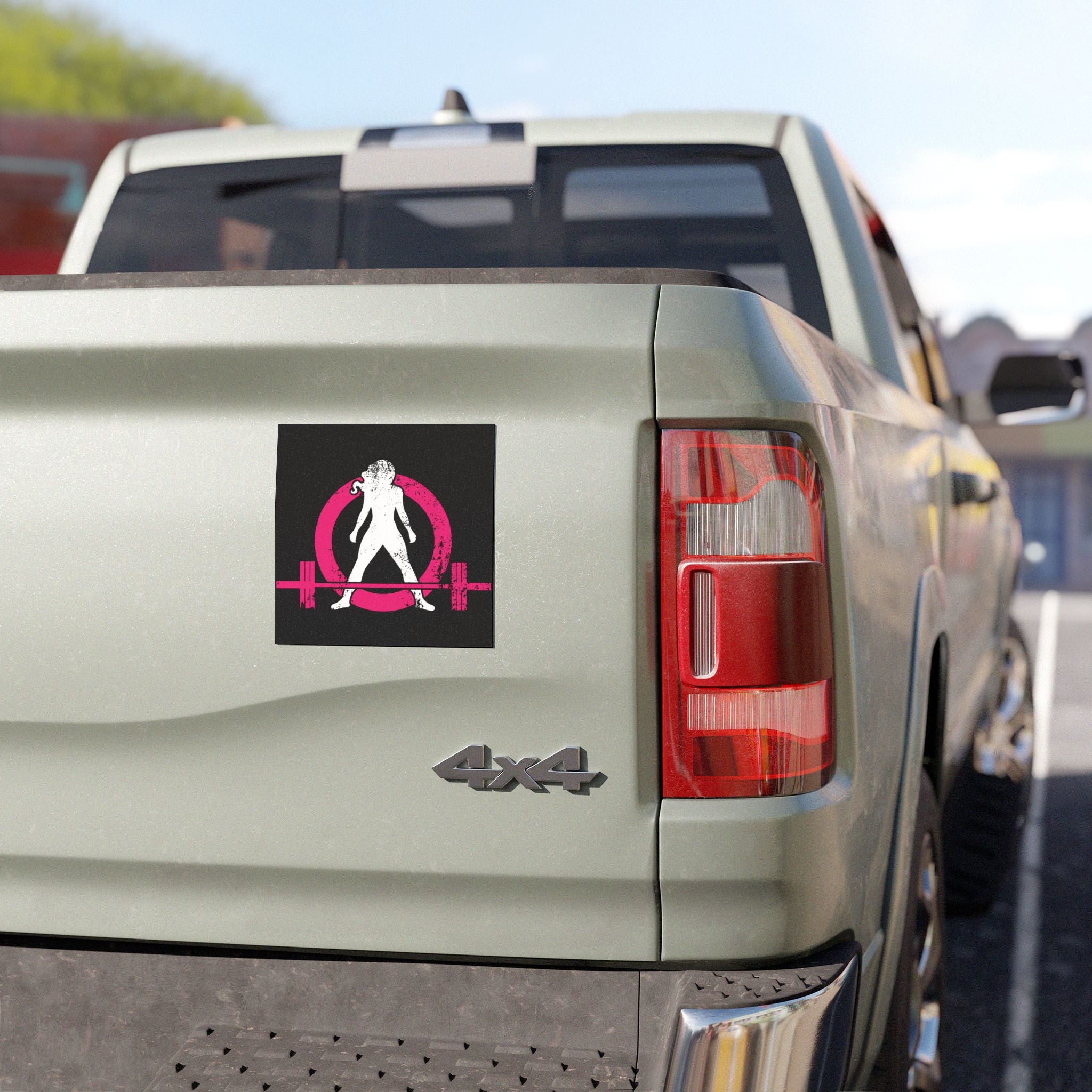 Car Magnets - Distressed Logo - 5'' × 5''