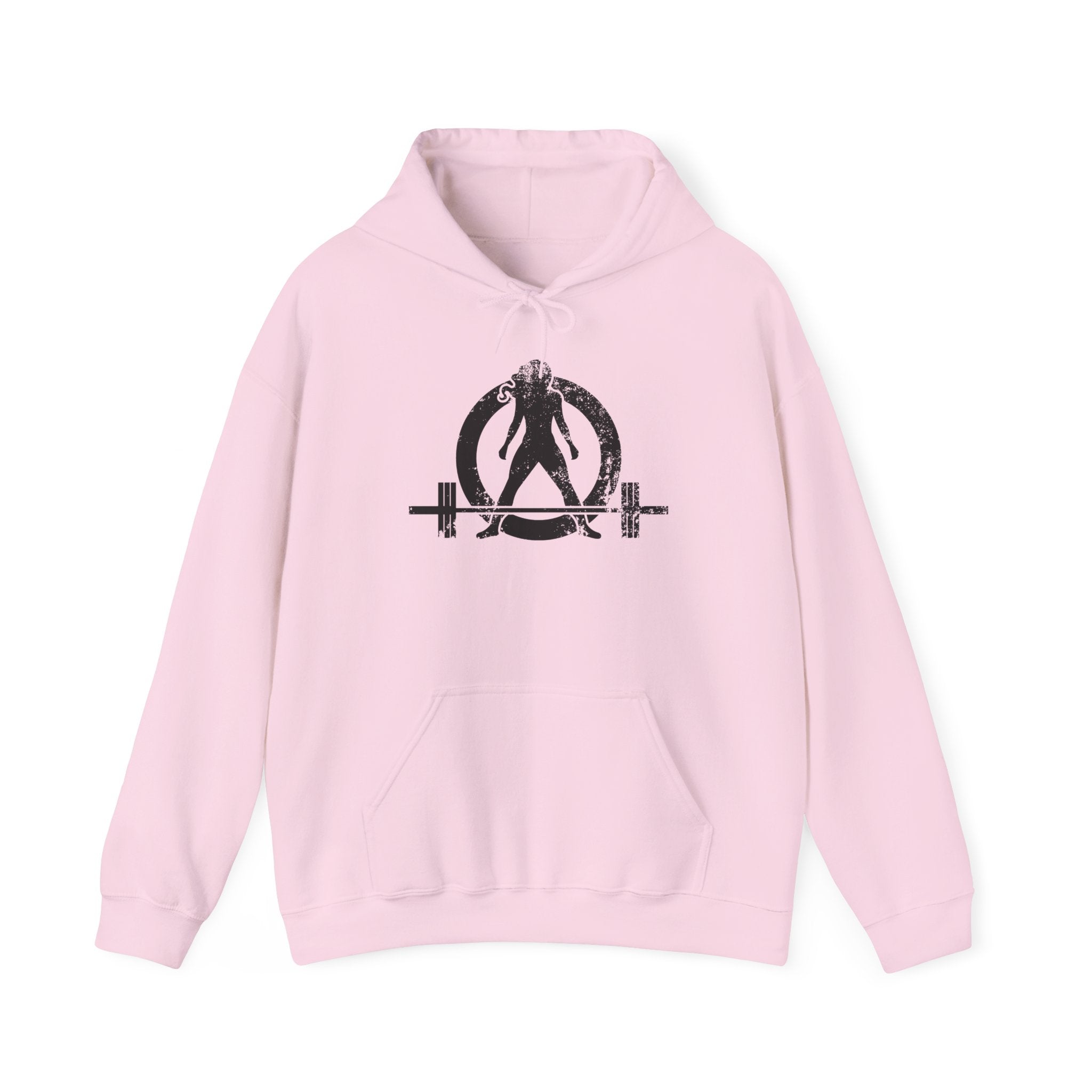 Distressed Logo – Unisex Heavy Blend™ Hooded Sweatshirt (Black Logo) 🖤🔥 Best Seller