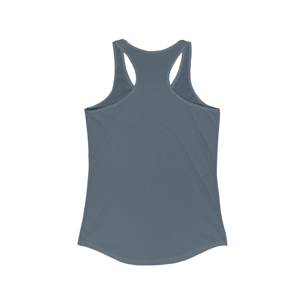 45 + 45 = 135 - Women's Ideal Racerback Tank - Black Print Front