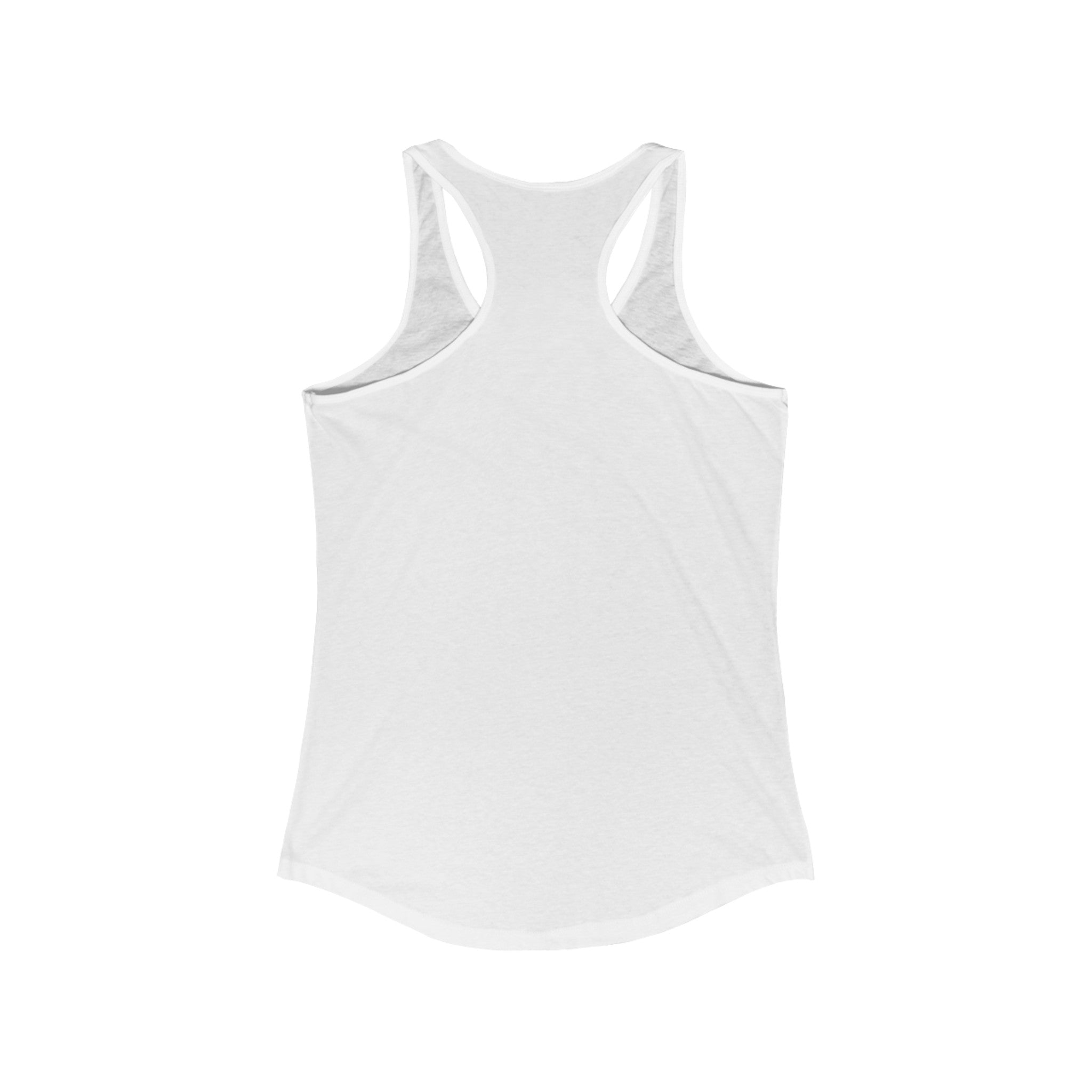 45 + 45 = 135 - Women's Ideal Racerback Tank - Black Print Front