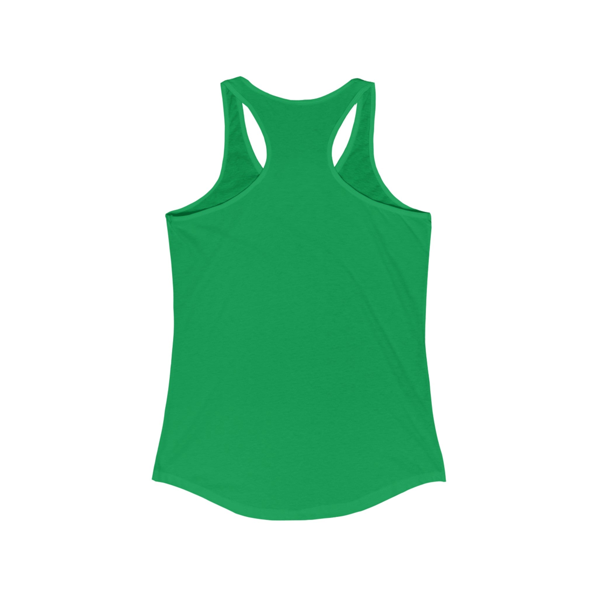 45 + 45 = 135 - Women's Ideal Racerback Tank - Black Print Front