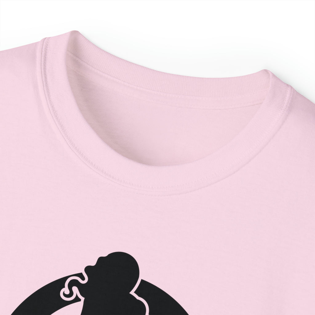 Classic Logo Black - Unisex Ultra Cotton Tee - Plain Back