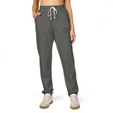WWLW Unisex Fleece Sweatpants, Casual Chill Pants for Relaxation, Perfect for Home or Lounge, Gift for Friends, Daily Comfort Wear - Black Logo