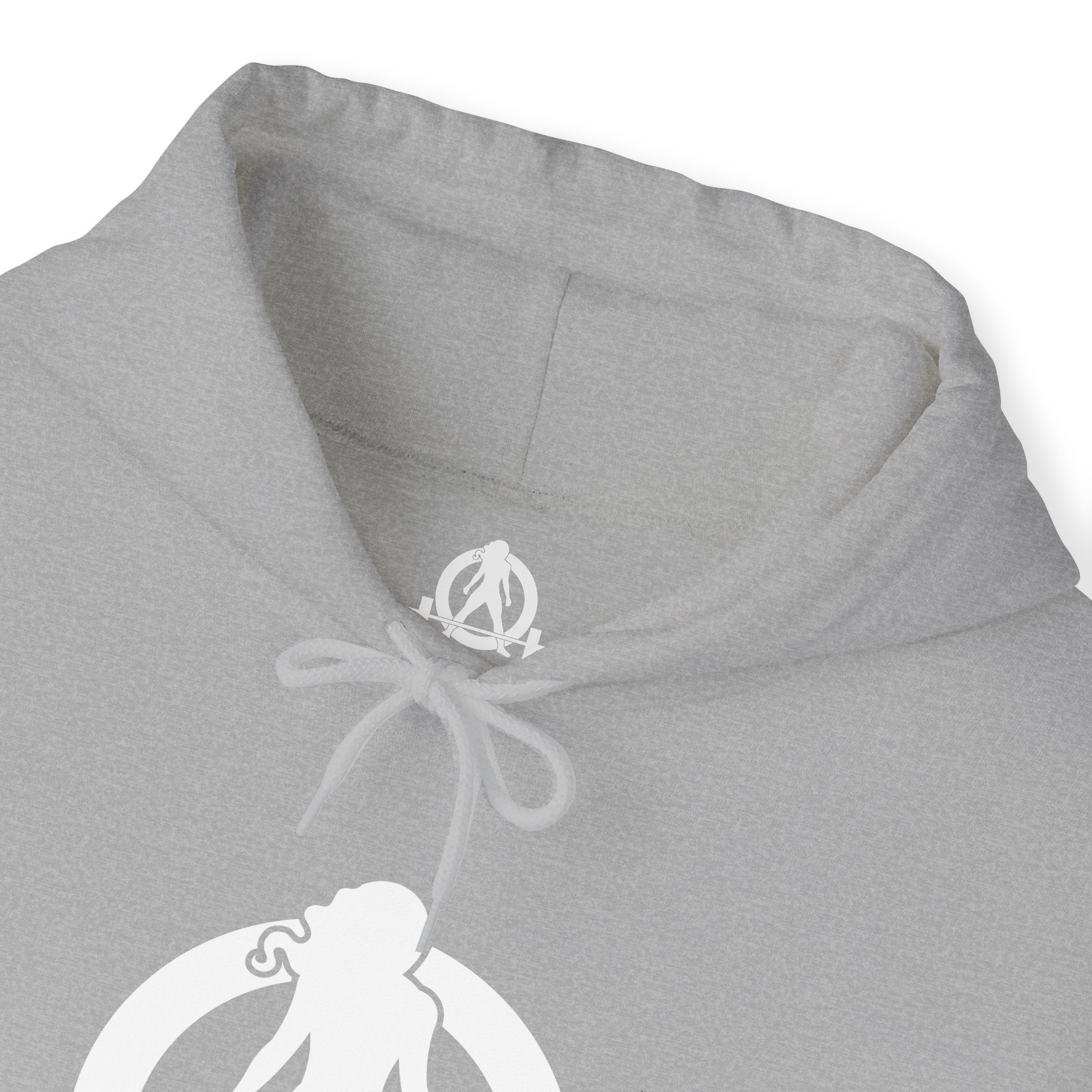 Cardio = Lift Weights Faster - Unisex Heavy Blend Hooded Sweatshirt - White Print on Front & Back