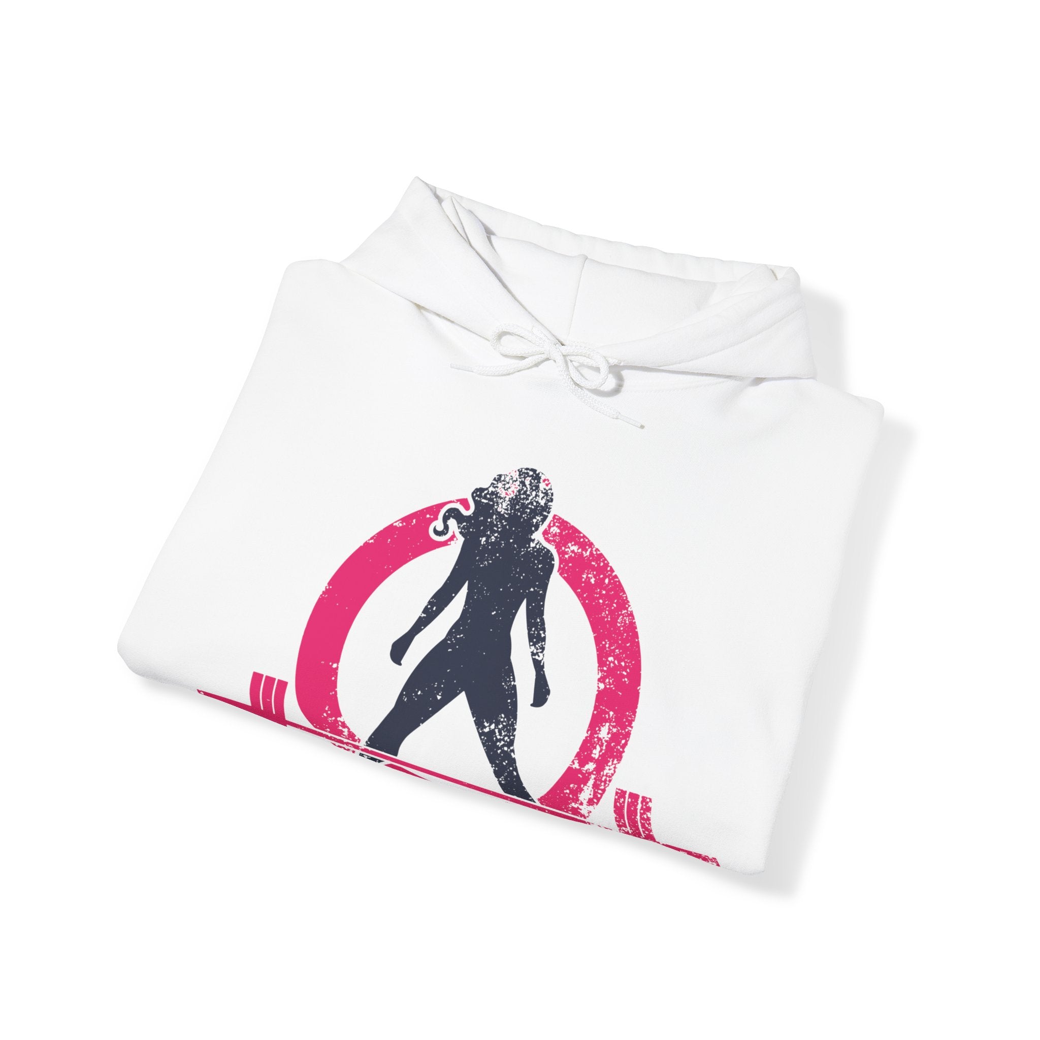 Distressed Logo - Unisex Heavy Blend Hooded Sweatshirt - Color Logo Inverted  (BEST SELLER)