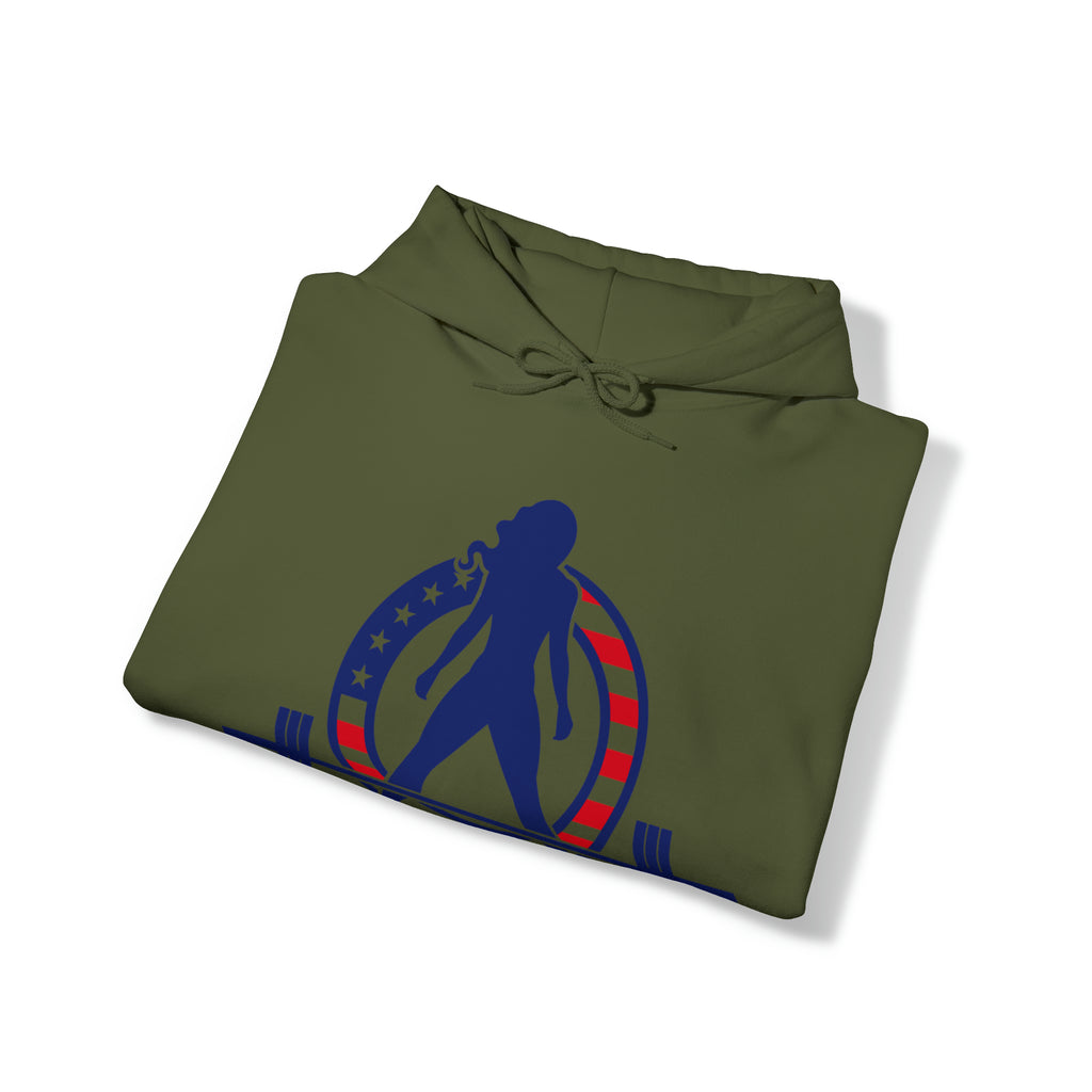 USA Logo - Unisex Heavy Blend Hooded Sweatshirt - USA Logo Light - Plain Back