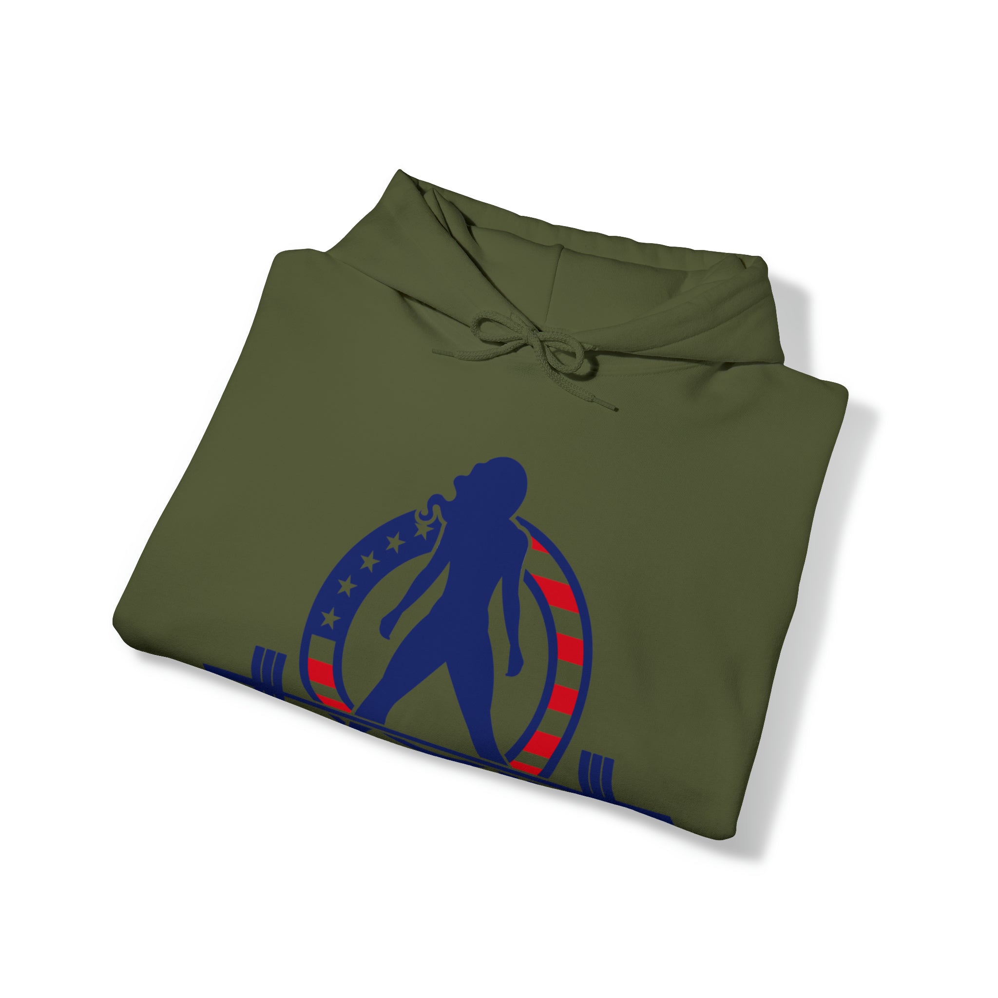 USA Logo - Unisex Heavy Blend Hooded Sweatshirt - USA Logo Light - Plain Back